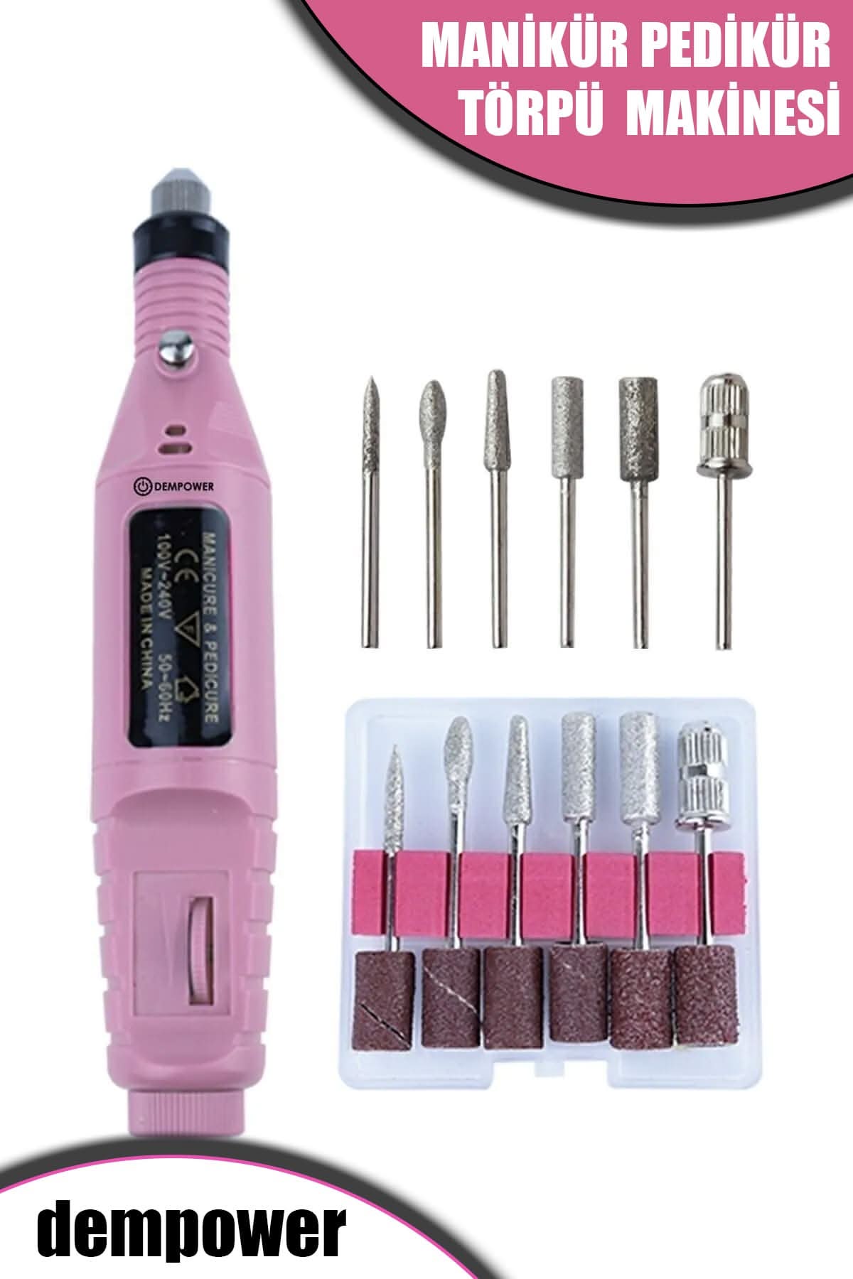 💅ELEKTRİKLİ MANİKÜR PEDİKÜR MAKİNESİ - dibidip