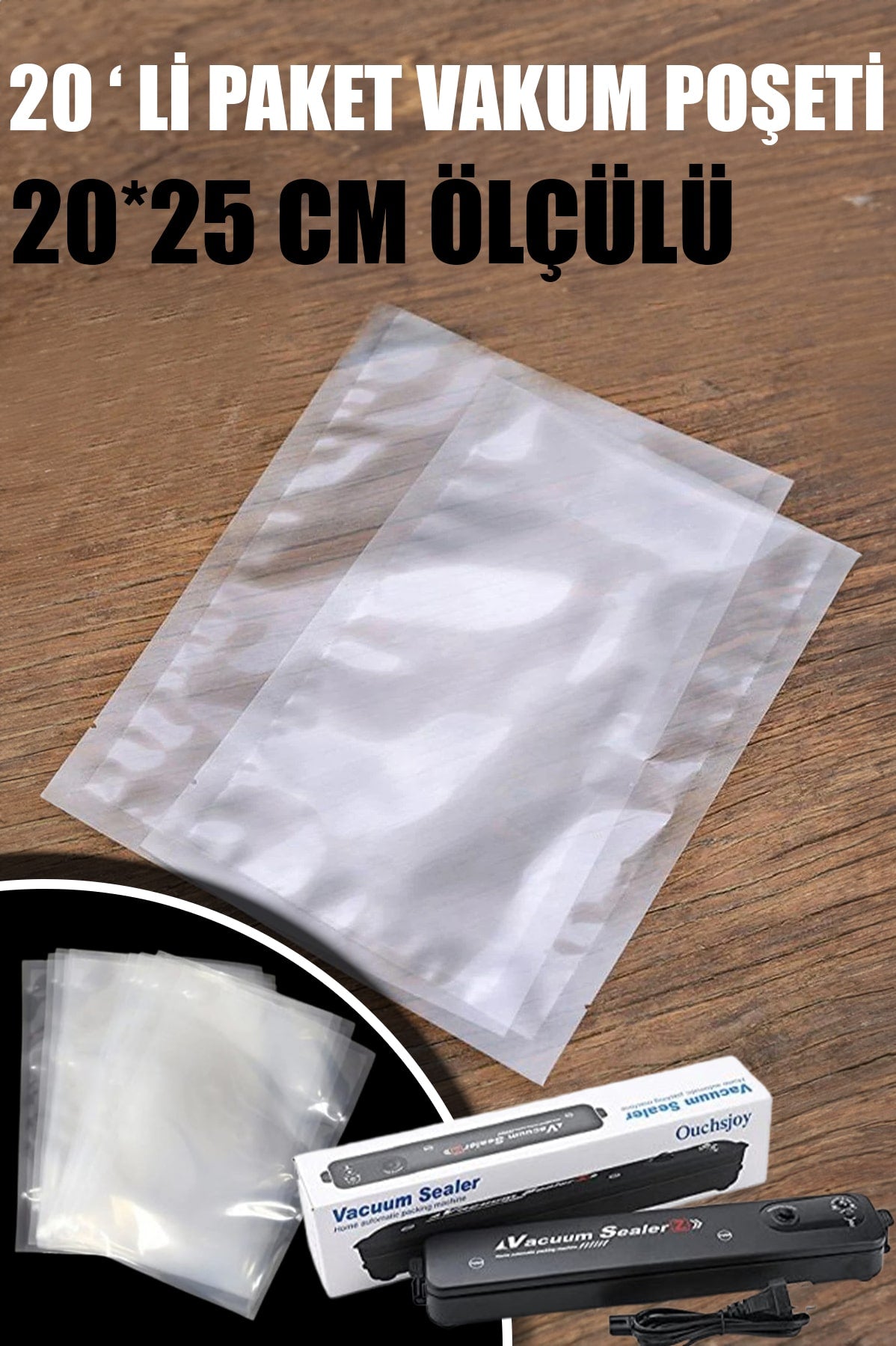 📦20 Lİ PAKET VAKUM POŞETİ - dibidip