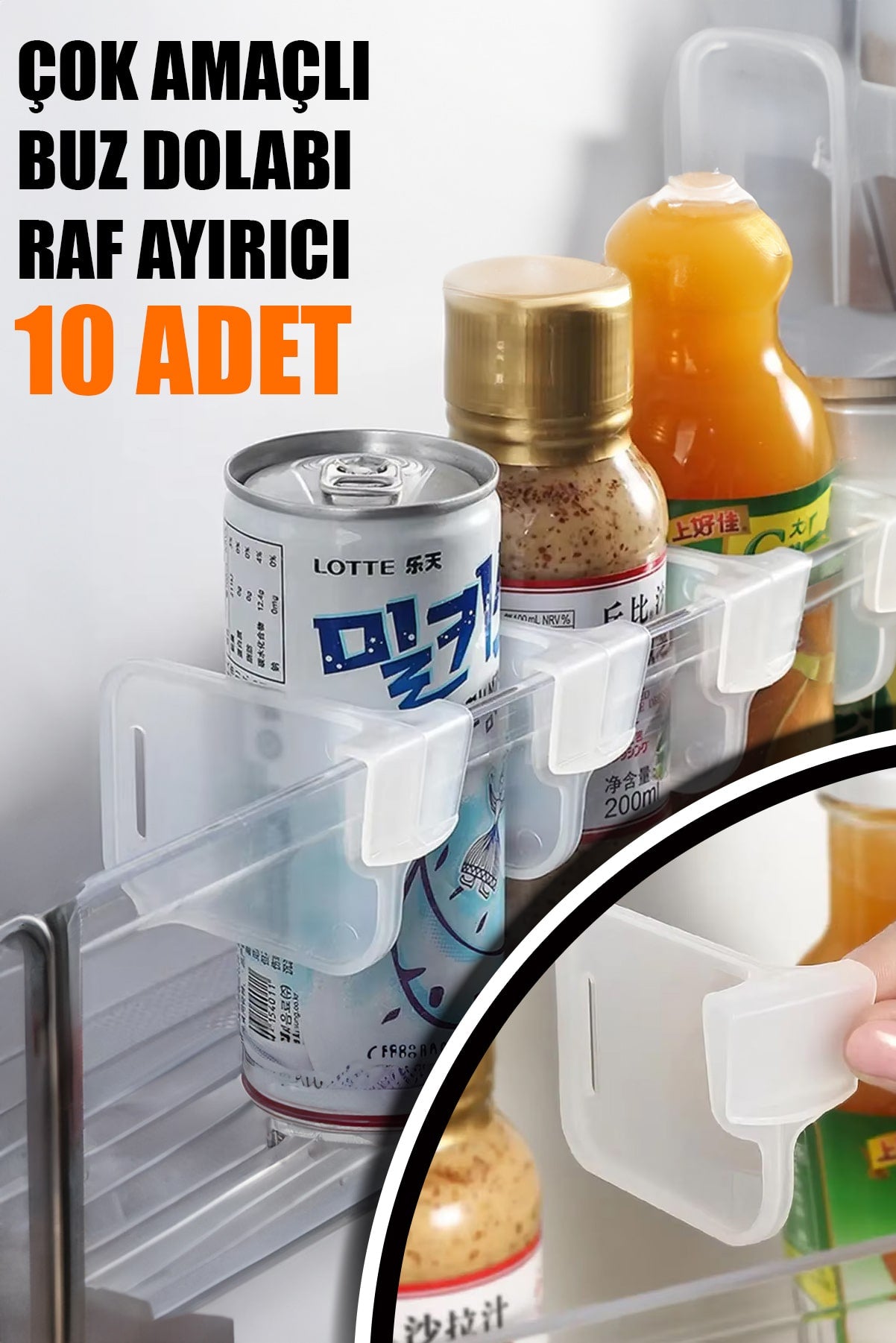 📦ÇOK AMAÇLI BUZ DOLABI RAF AYIRICI - dibidip
