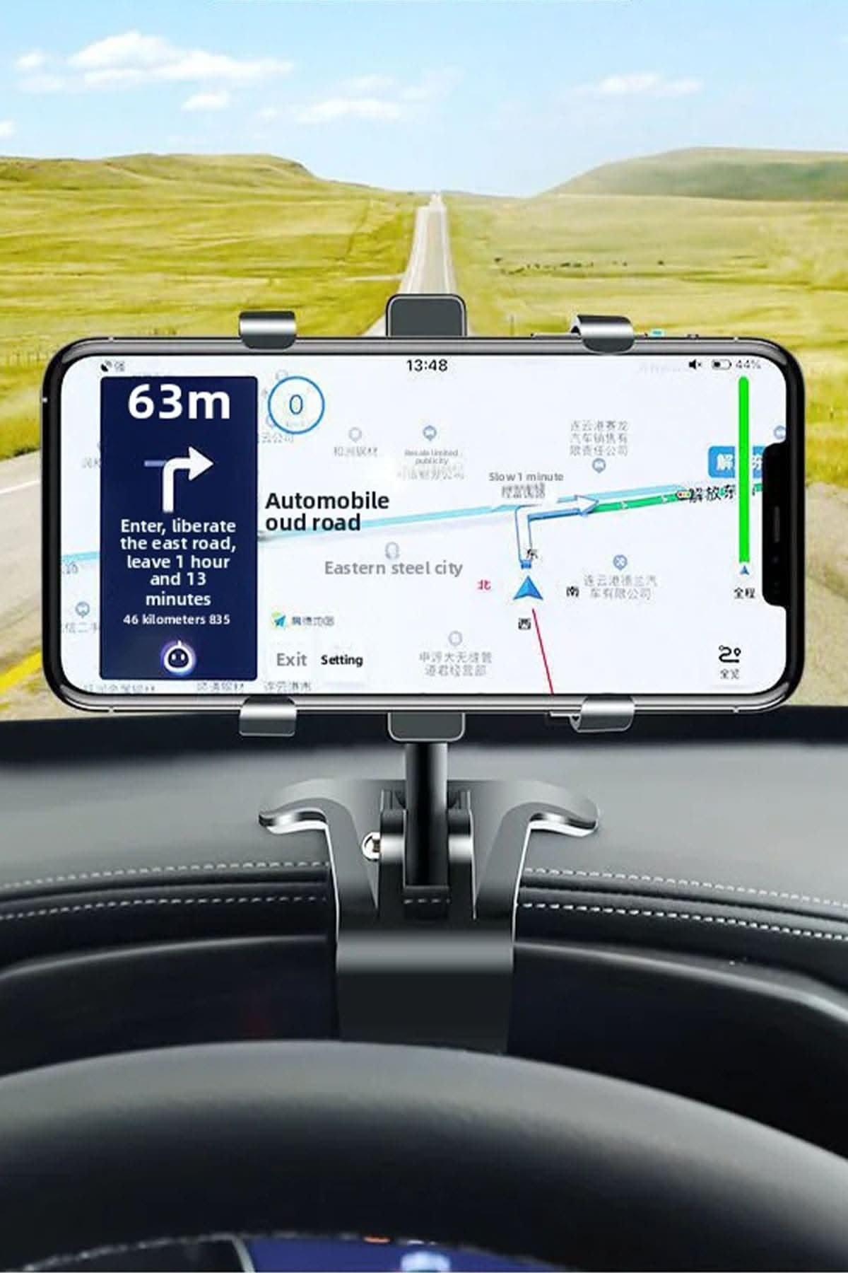 📱GÖSTERGE ÜSTÜ ARAÇ TELEFON TUTUCU - dibidip