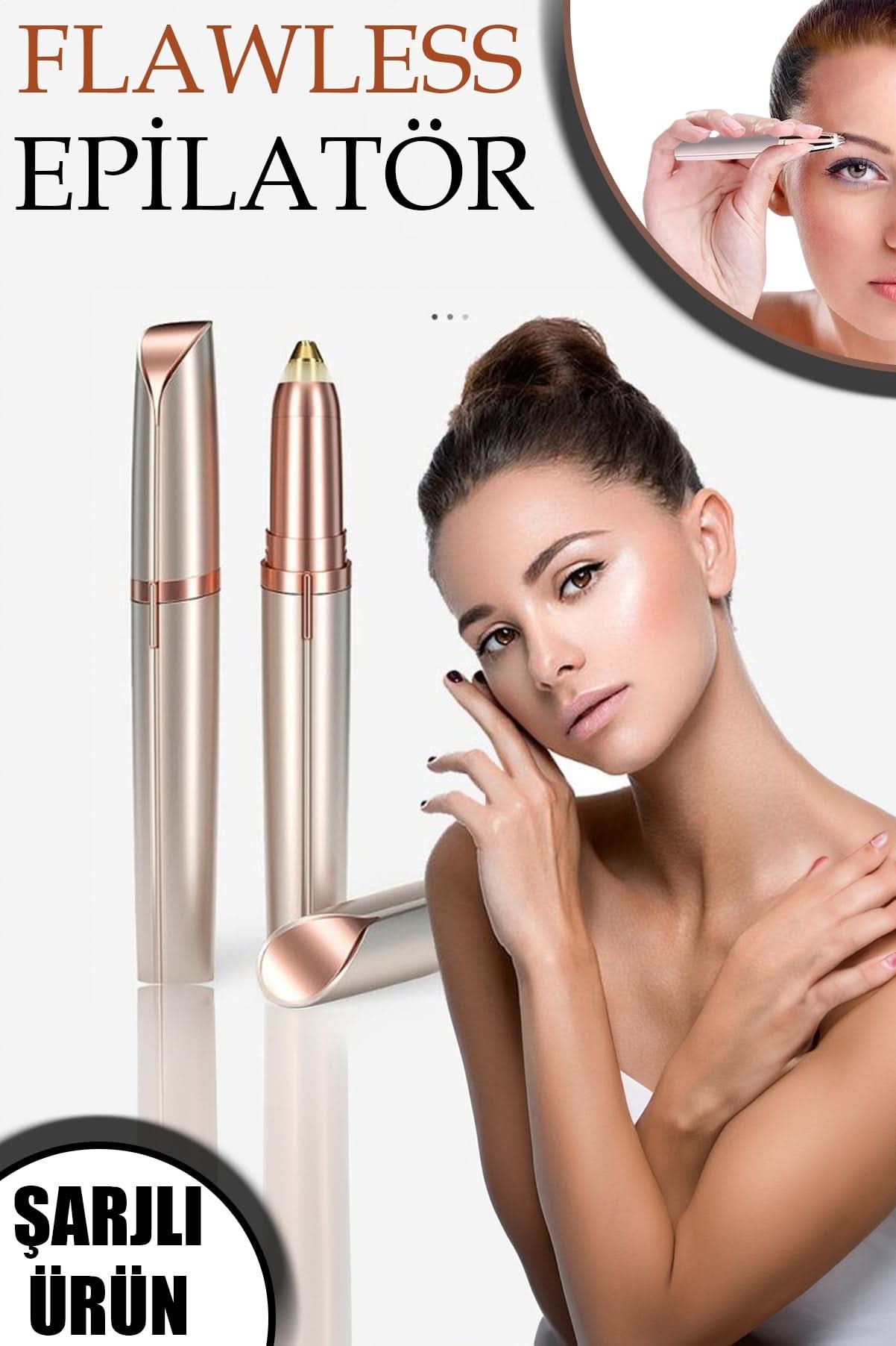 💄FLAWLESS KAŞ BIYIK EPİLATÖRÜ - dibidip