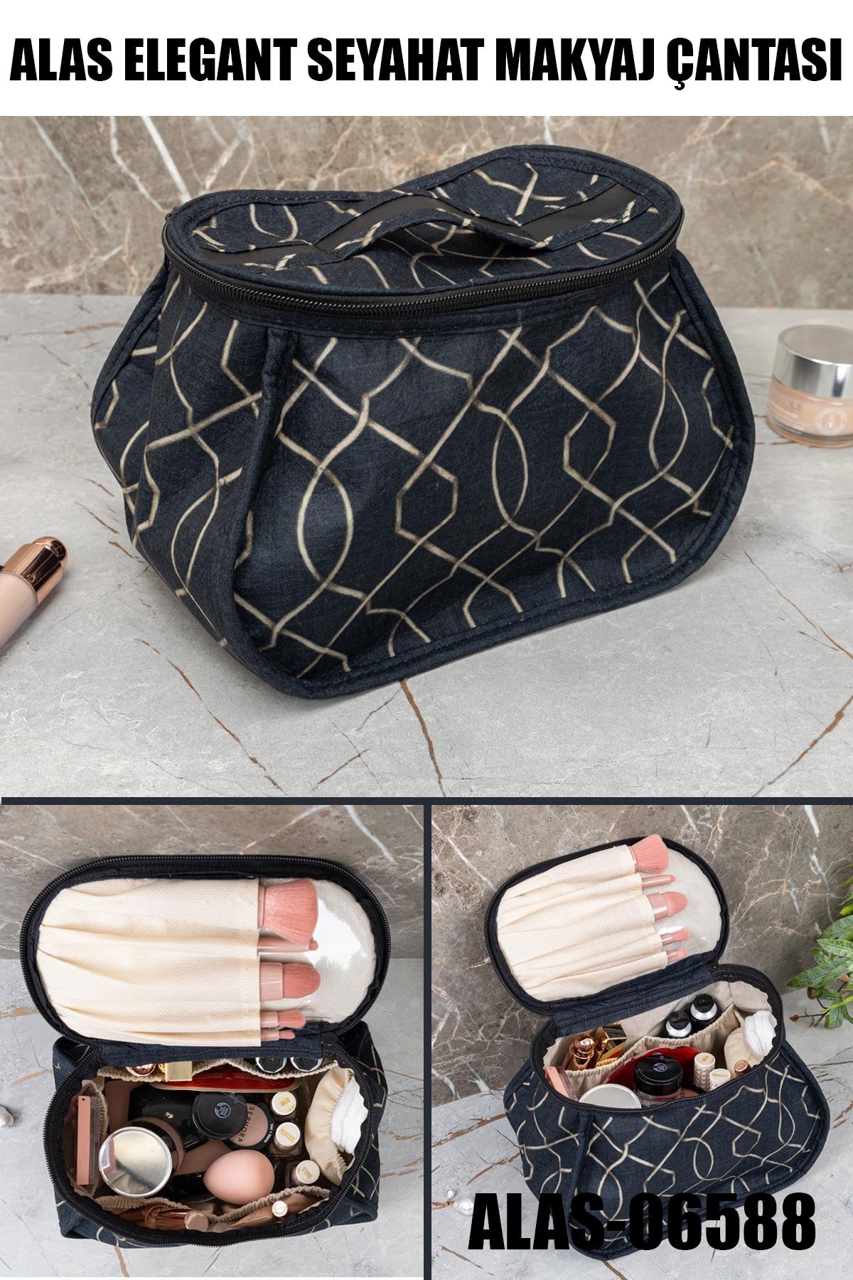 ALAS-06588 ELEGANT SEYAHAT MAKYAJ ÇANTASI - dibidip