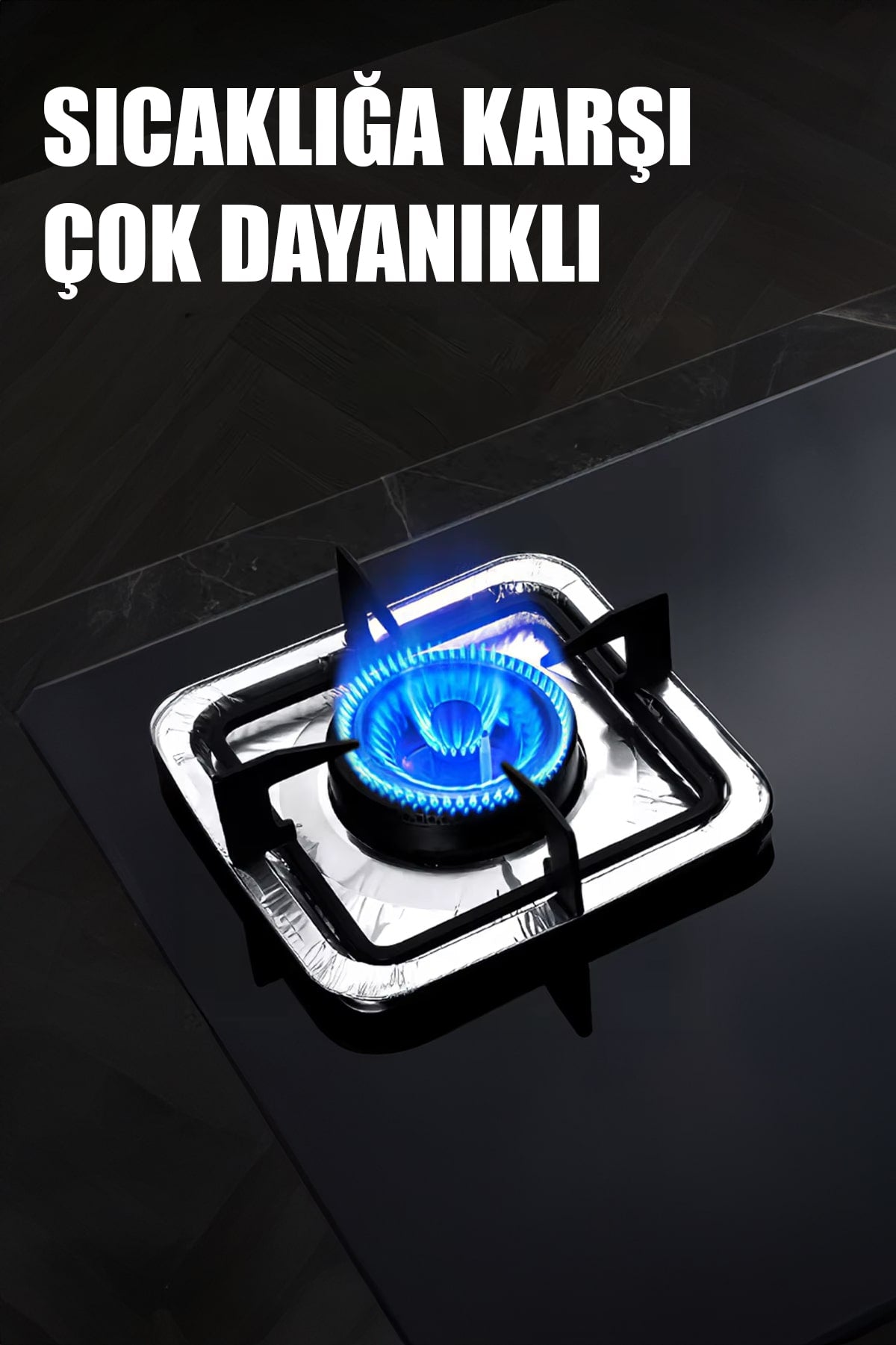 🔥KARE OCAK ÜSTÜ YAĞ KORUYUCU ALÜMİNYUM LEVHA - dibidip