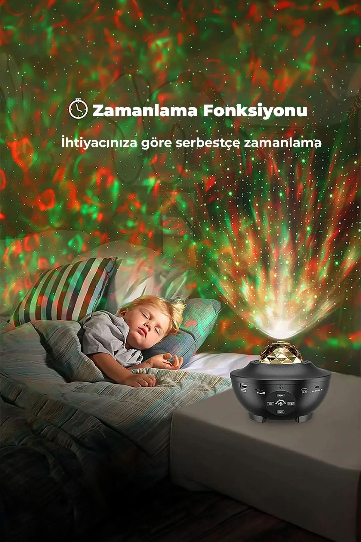 🌌GALAXY BLUETOOTHLU GECE LAMBASI - dibidip