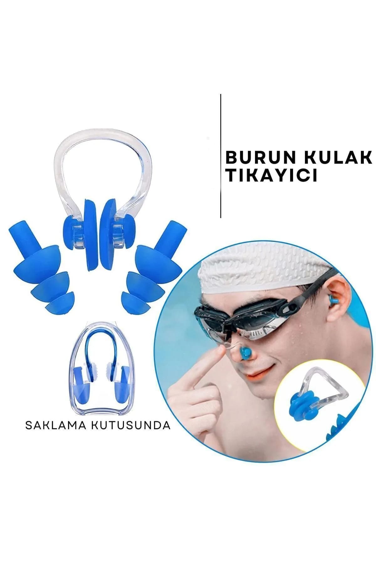 🏊KULAK VE BURUN TIKACI HAVUZ SET - dibidip
