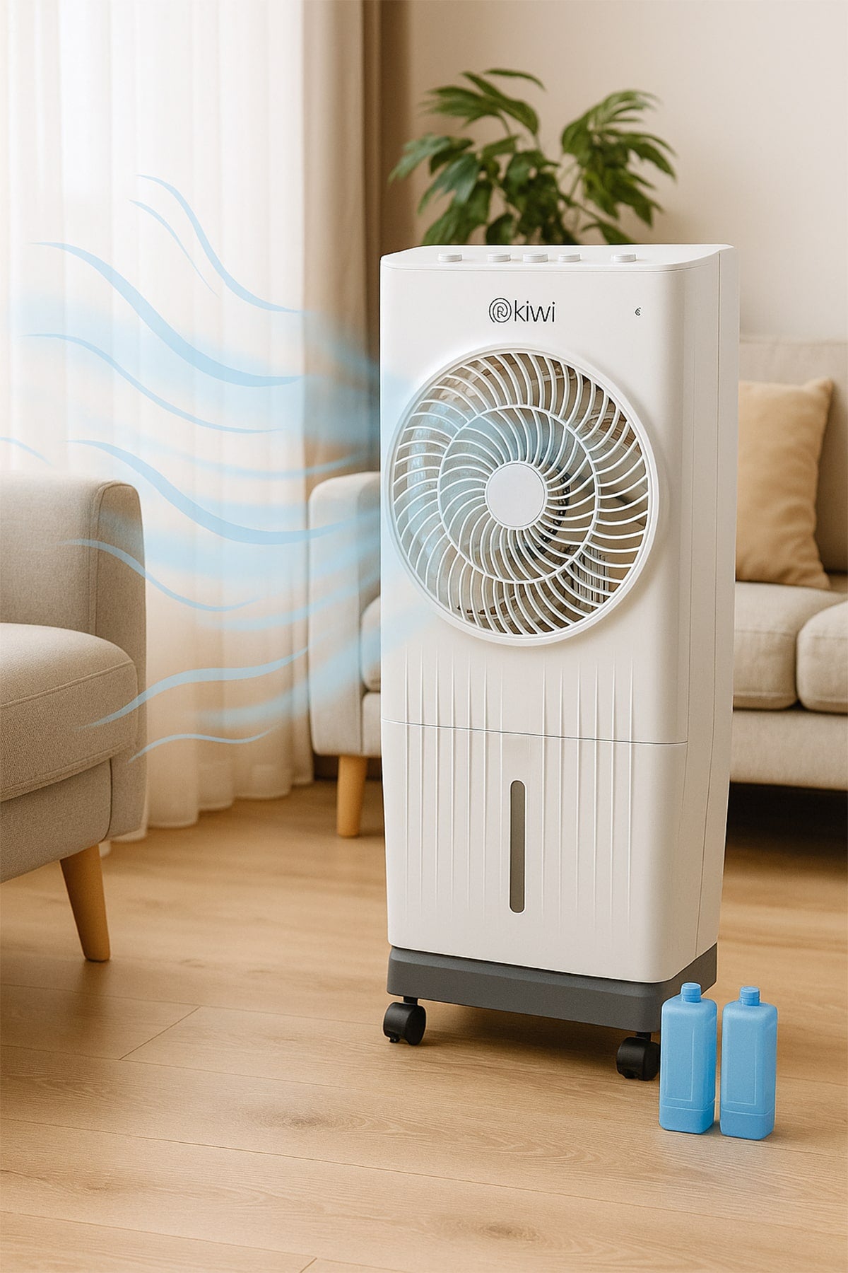 🌬️KİWİ 3 İN 1 HAVA SOĞUTUCU , NEMLENDİRİCİ VE TEMİZLEYİCİ PORTATİF FAN - dibidip