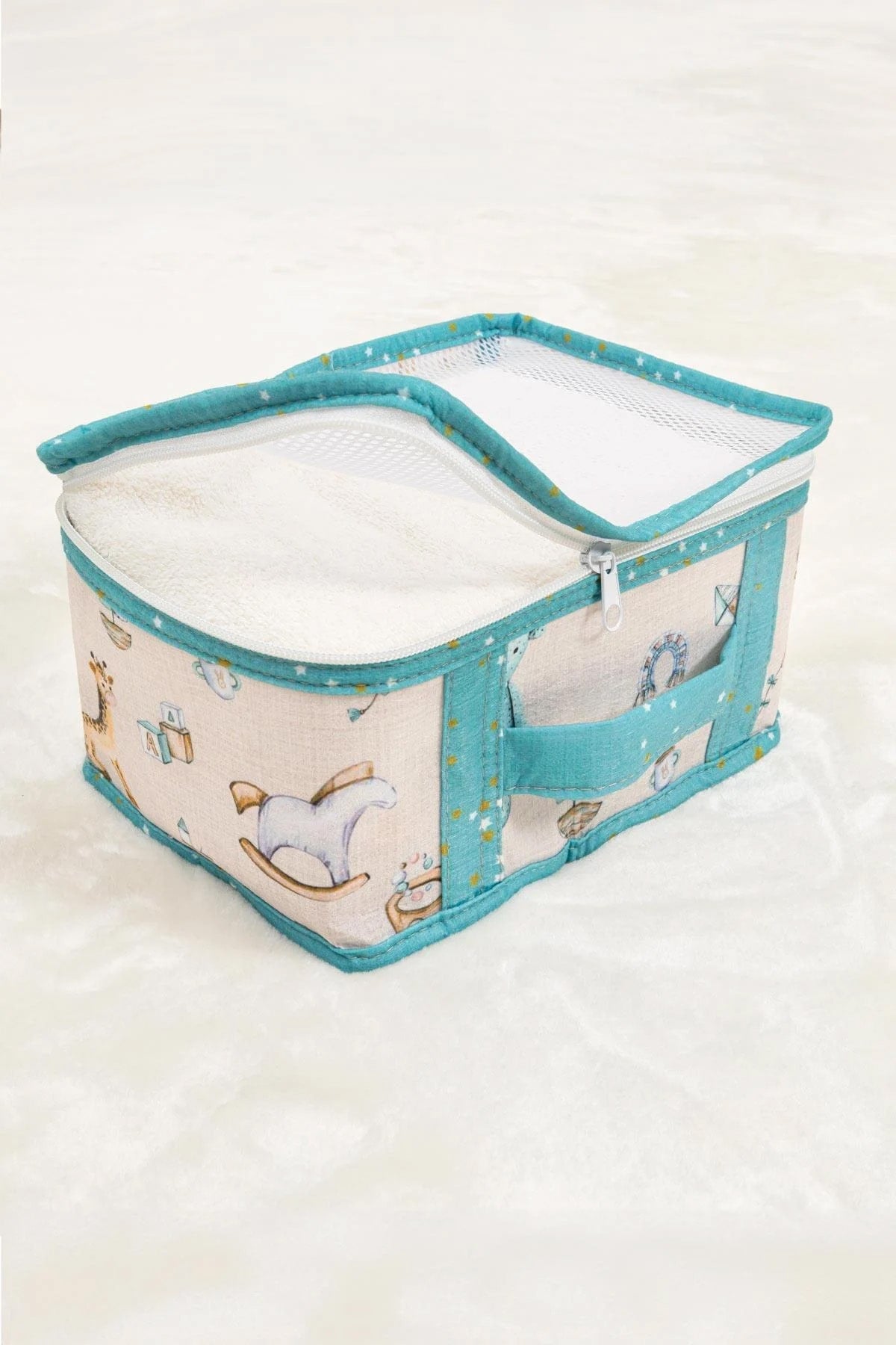 ALAS-07325 BABY 6 LI SEYAHAT SETİ MAVİ - dibidip
