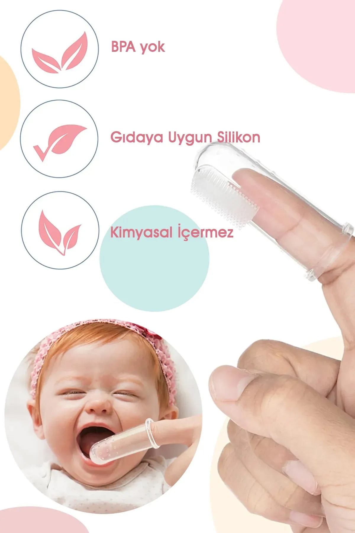 👶BABY SİLİKON DİŞ FIRÇASI - dibidip
