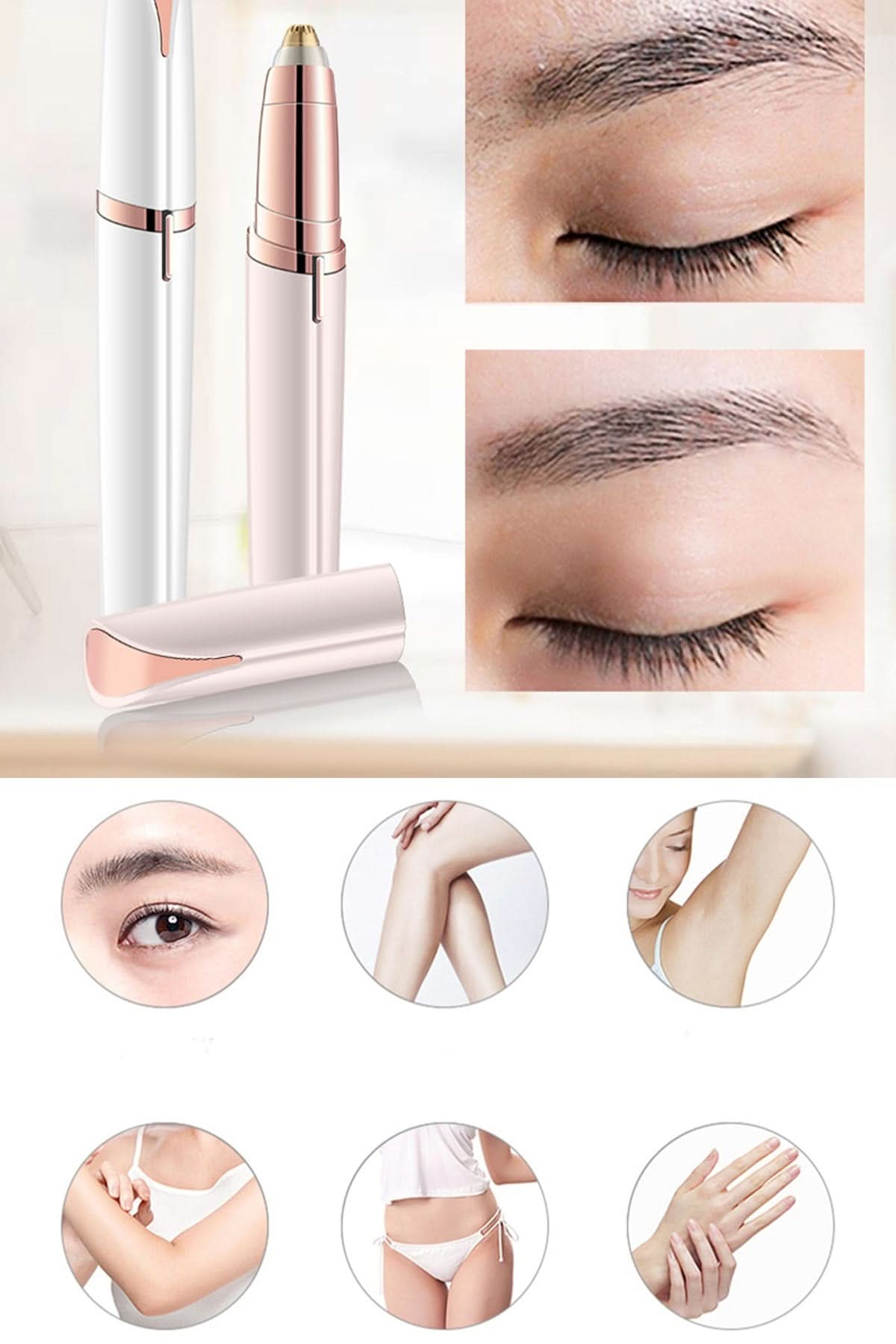 💄FLAWLESS KAŞ BIYIK EPİLATÖRÜ - dibidip