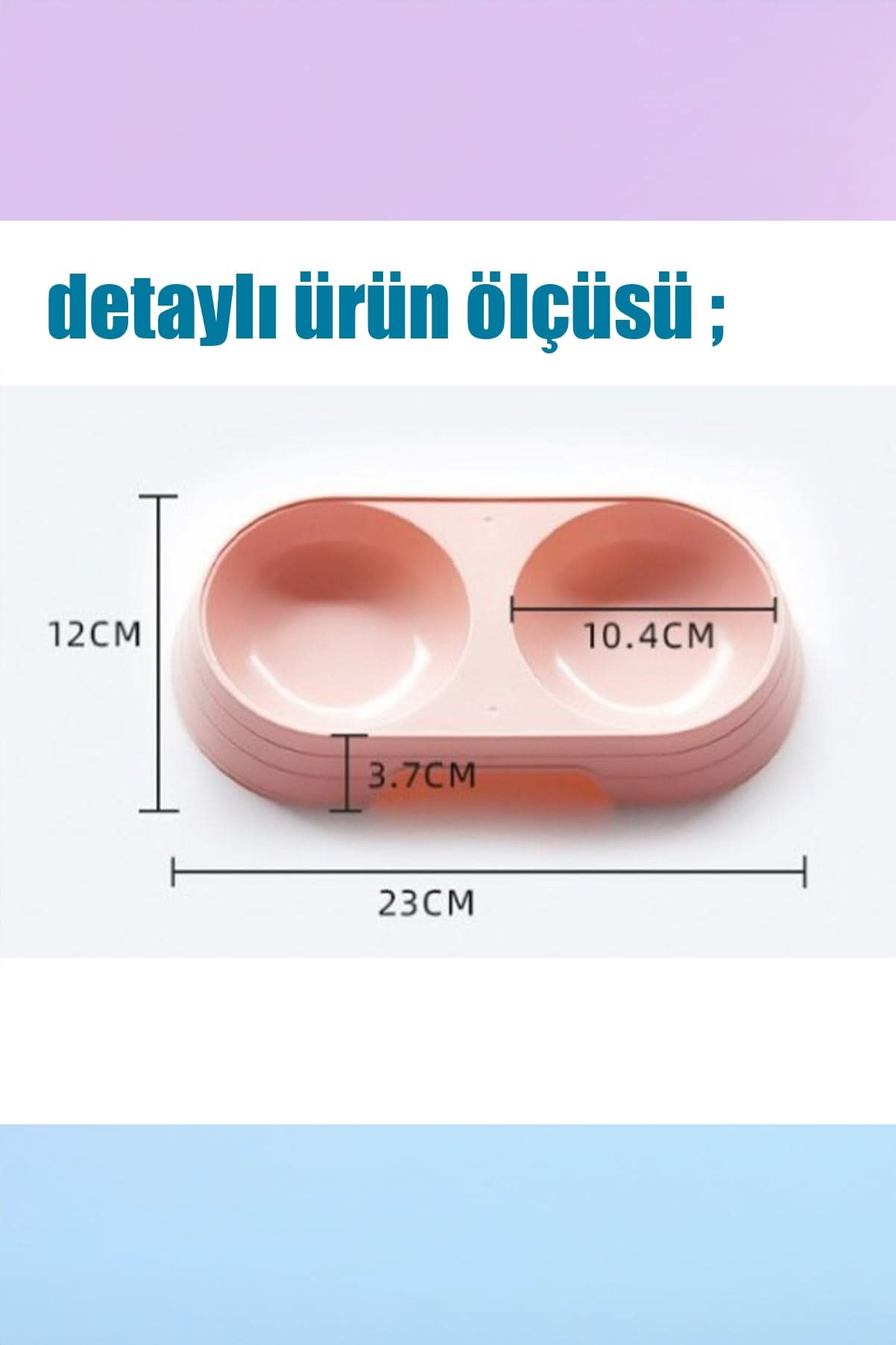 🐶ÇİFT BÖLMELİ MAMA KABI - dibidip