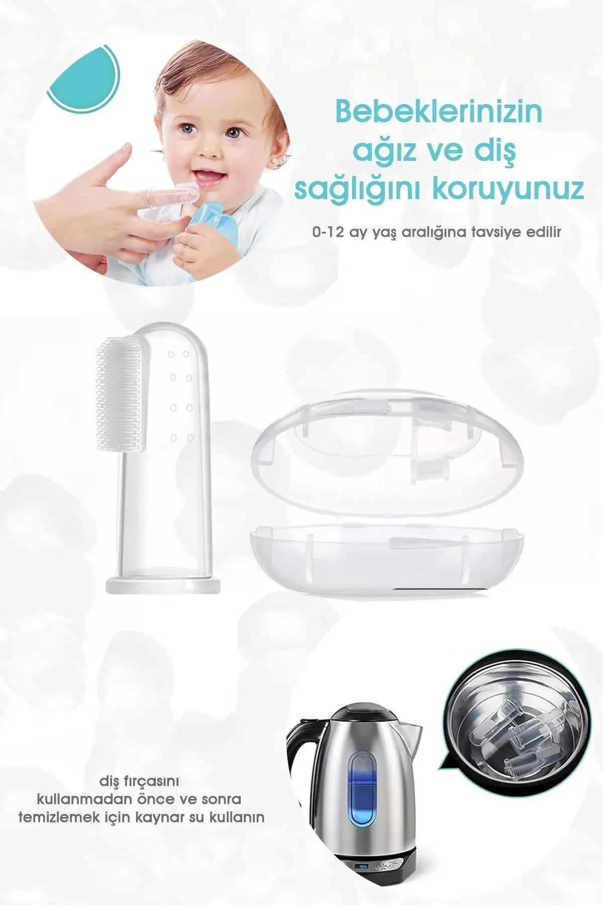 👶BABY SİLİKON DİŞ FIRÇASI - dibidip