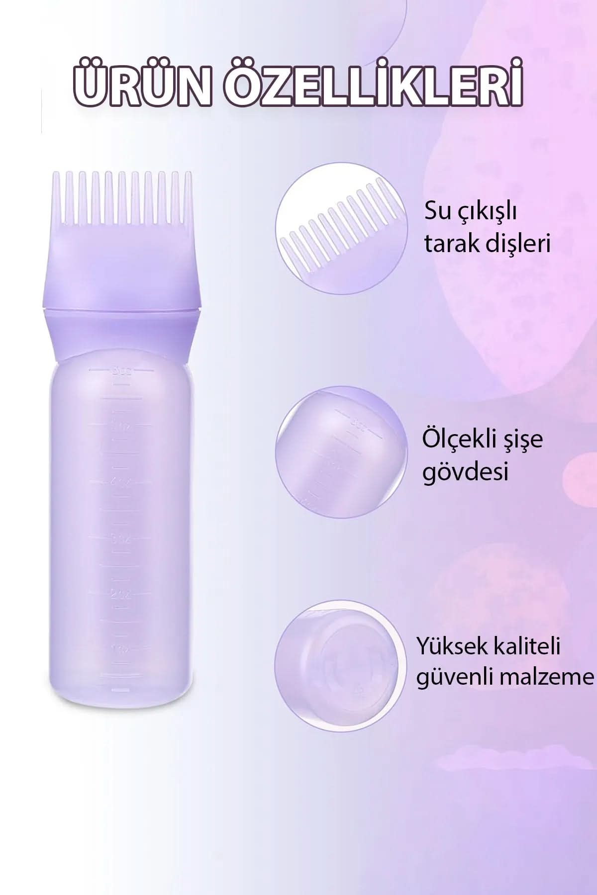 💇TARAKLI SAÇ BOYAMA VE BAKIM ŞİŞESİ - dibidip