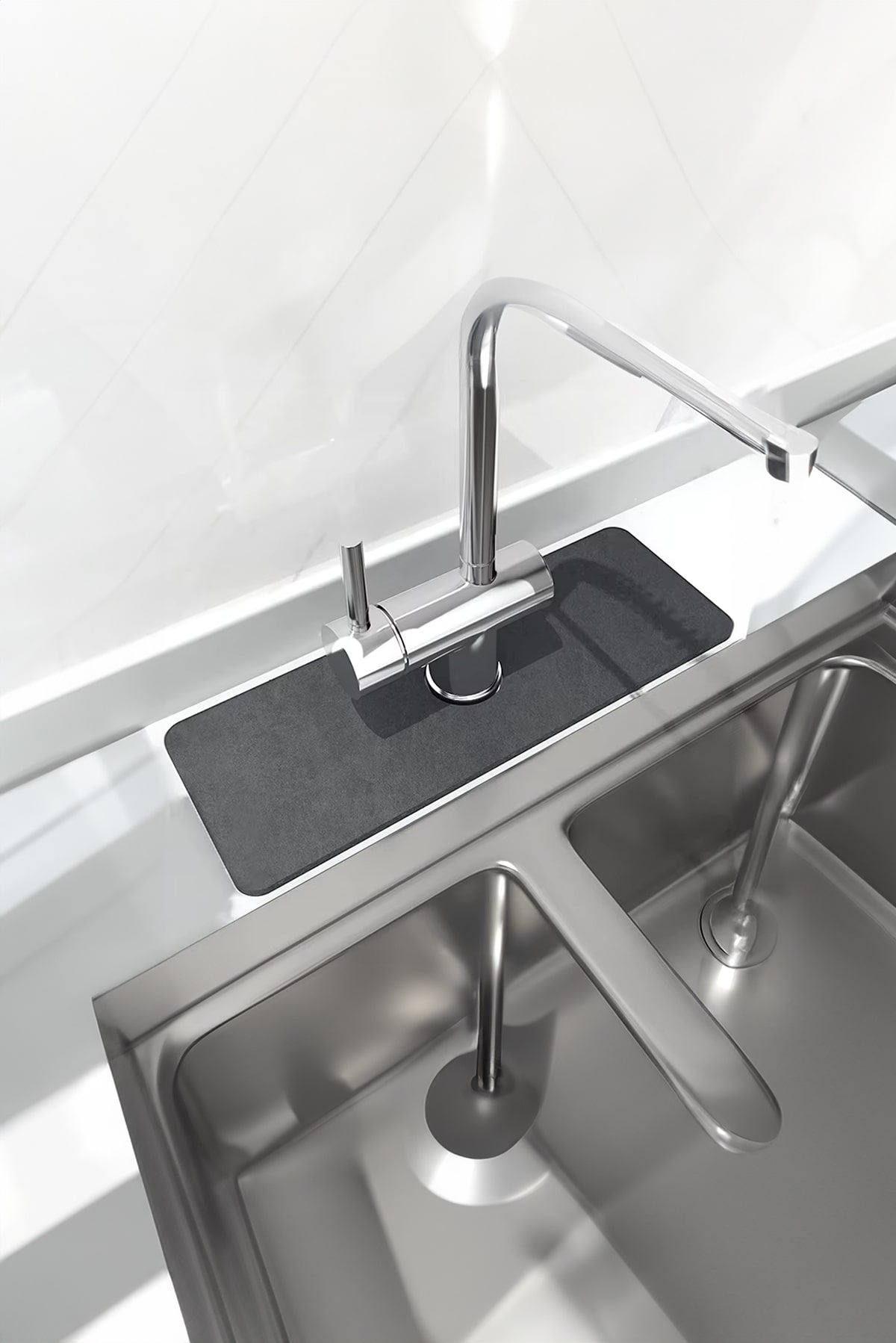 💧SU EMİCİ LAVABO KENAR MATI - dibidip