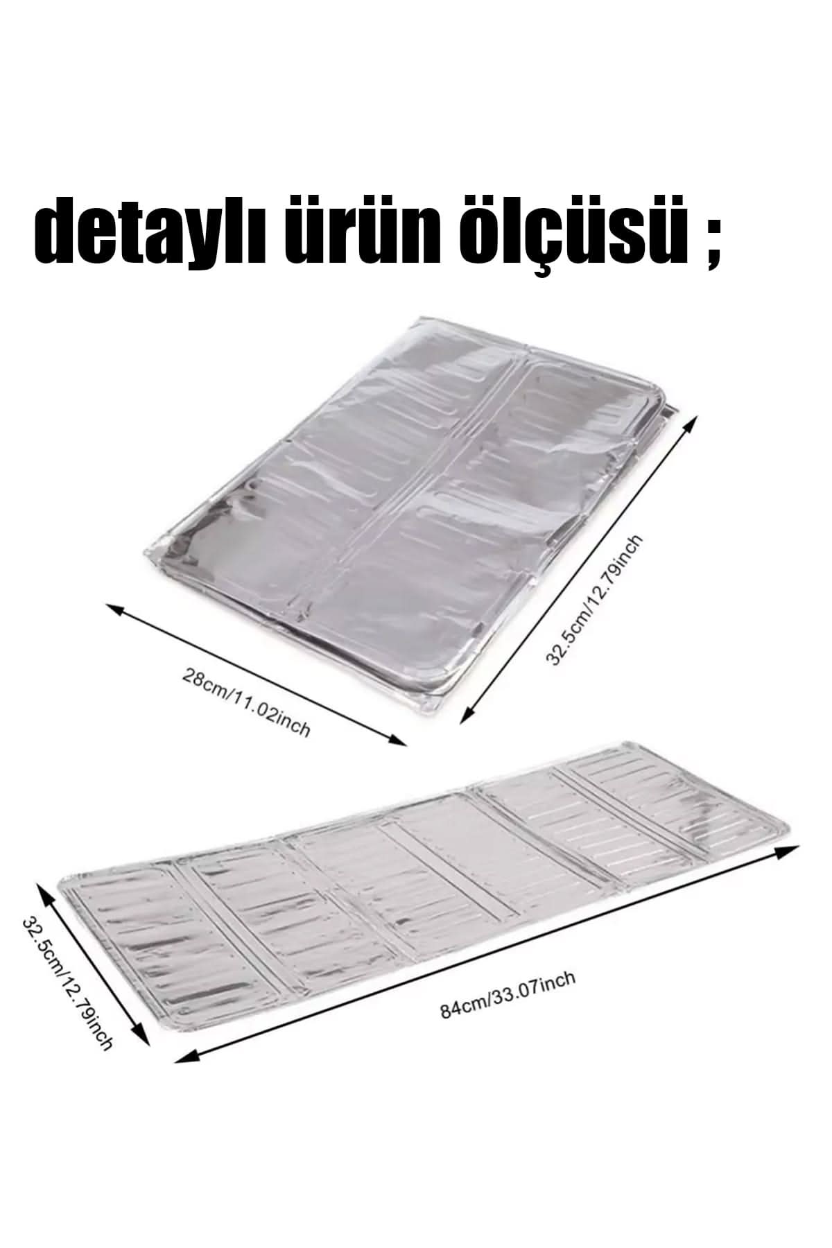🍳OCAK KENARI YAĞ KORUYUCU ALÜMİNYUM - dibidip