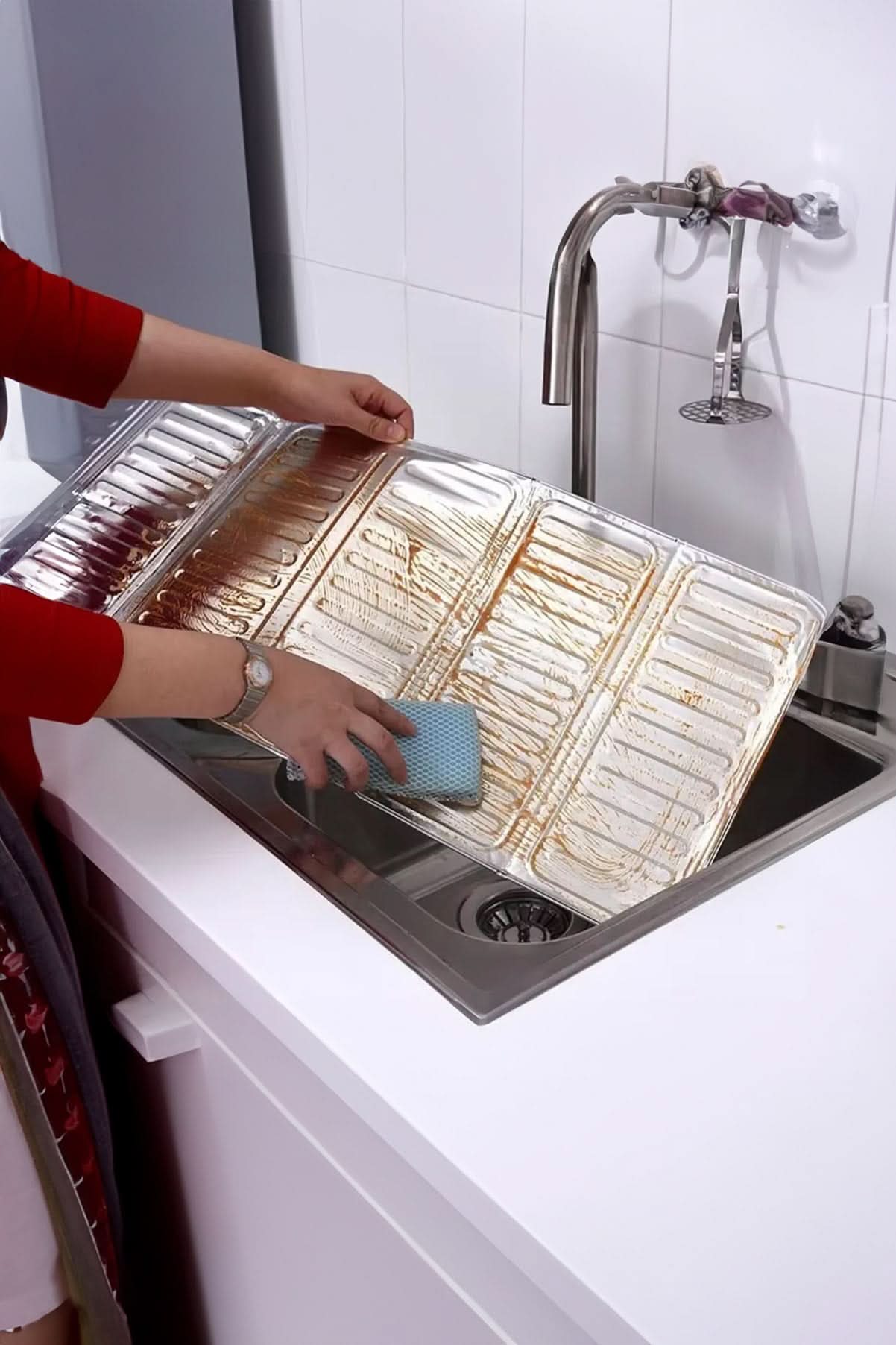 🍳OCAK KENARI YAĞ KORUYUCU ALÜMİNYUM - dibidip