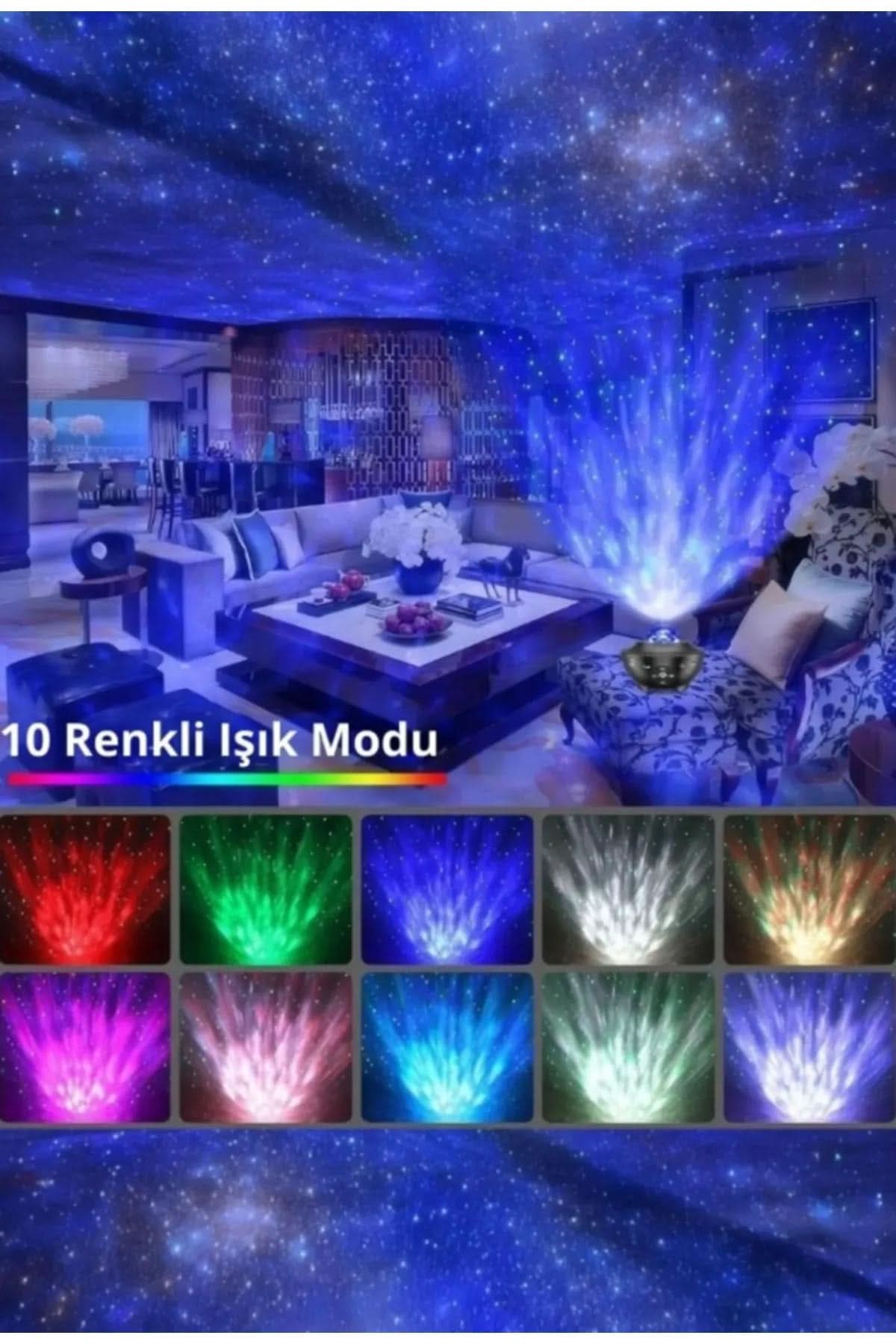 🌌GALAXY BLUETOOTHLU GECE LAMBASI - dibidip