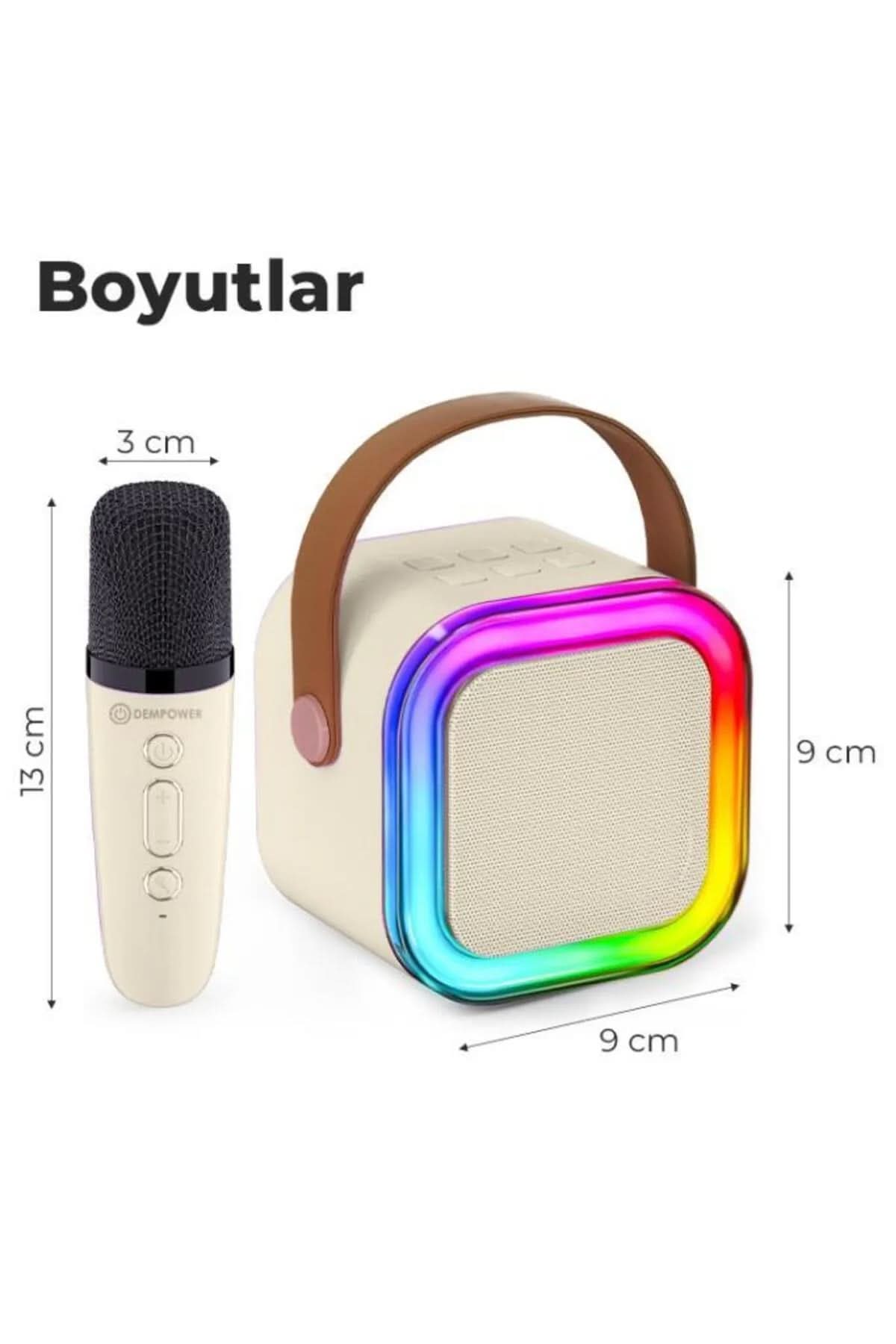 🎶KARAOKE MİKROFON VE HOPARLÖR SET - dibidip