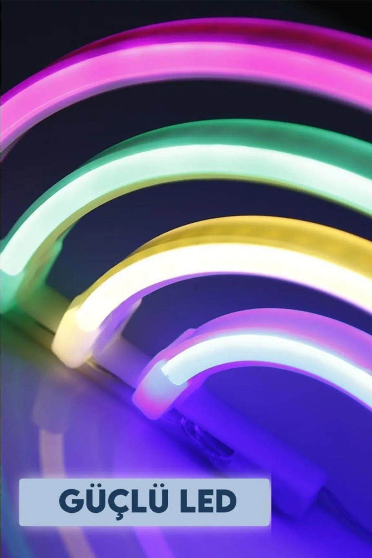 🌈NEON LED GECE LAMBASI - dibidip