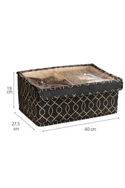 ALAS- 06526 ELEGANT PVC KAPAKLI MAKSİ KUTU
