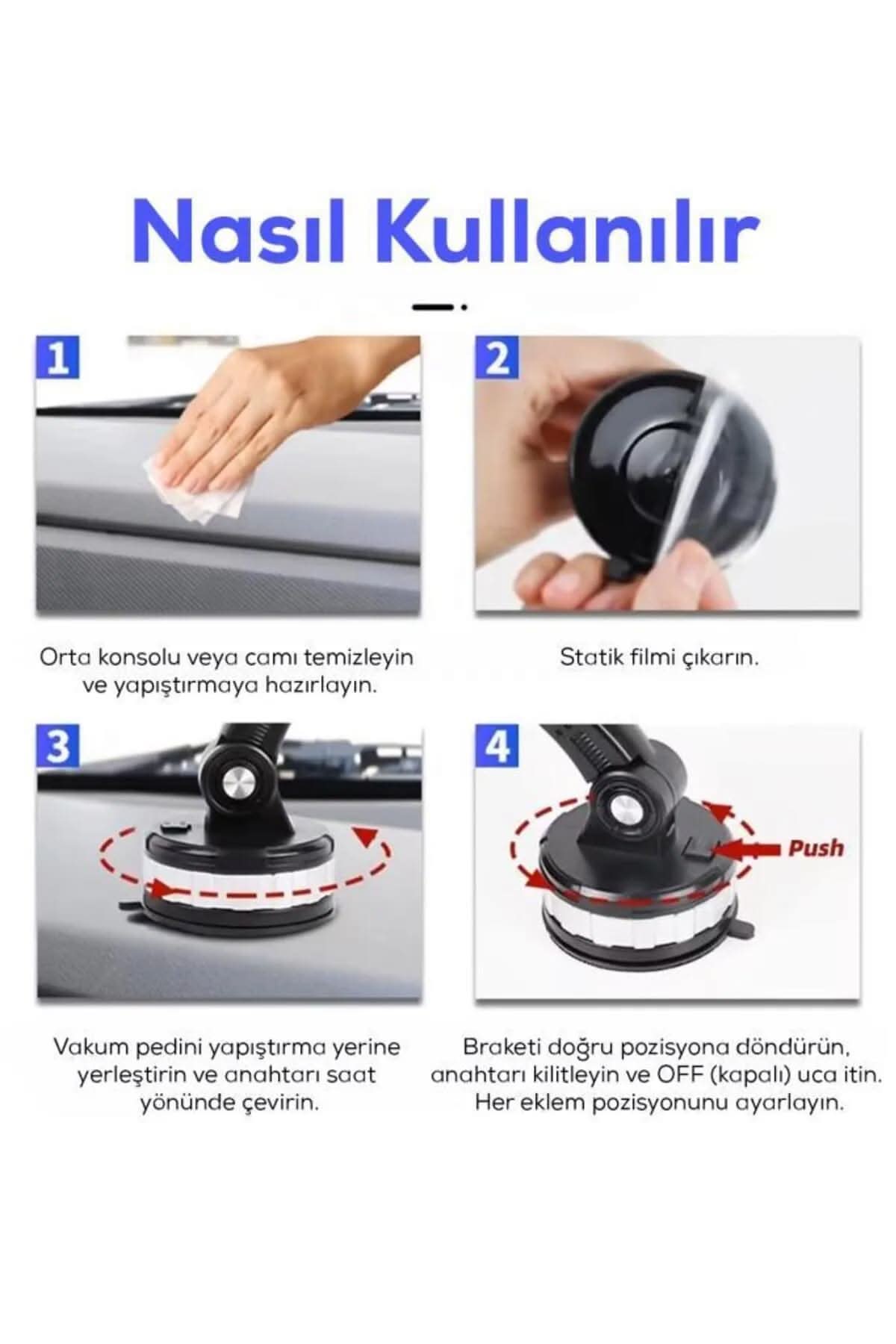 🌀 360° DÖNEBİLEN TELEFON TUTUCU - dibidip