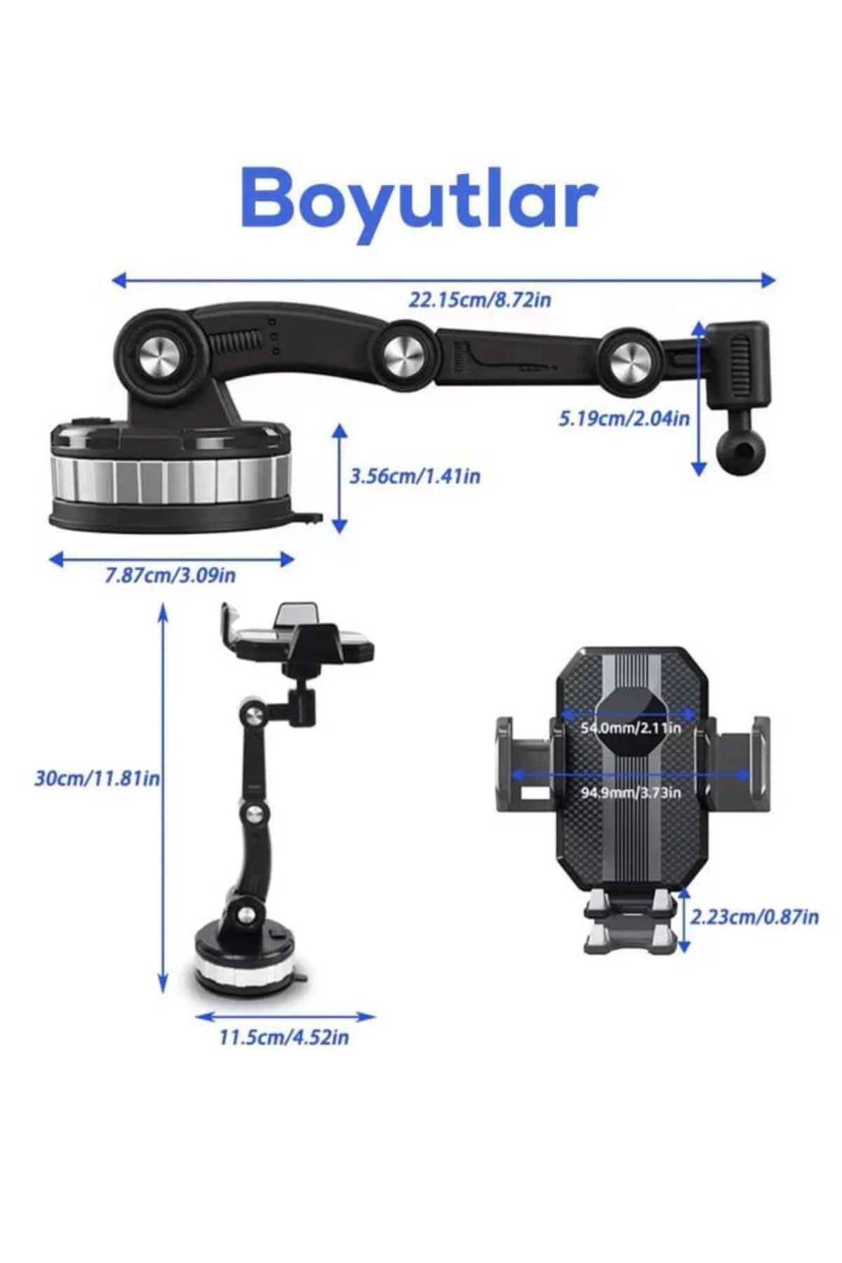🌀 360° DÖNEBİLEN TELEFON TUTUCU - dibidip