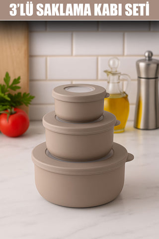 QLUX L-00957 KAPAKLI KASE & SAKLAMA KABI SETİ