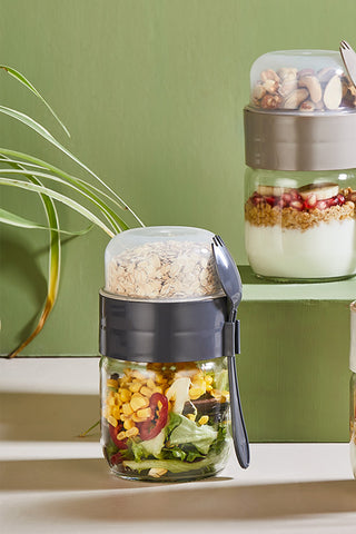 QLUX L-00977 2 BÖLMELİ BOMONTİ BOWL YOĞURT KABI