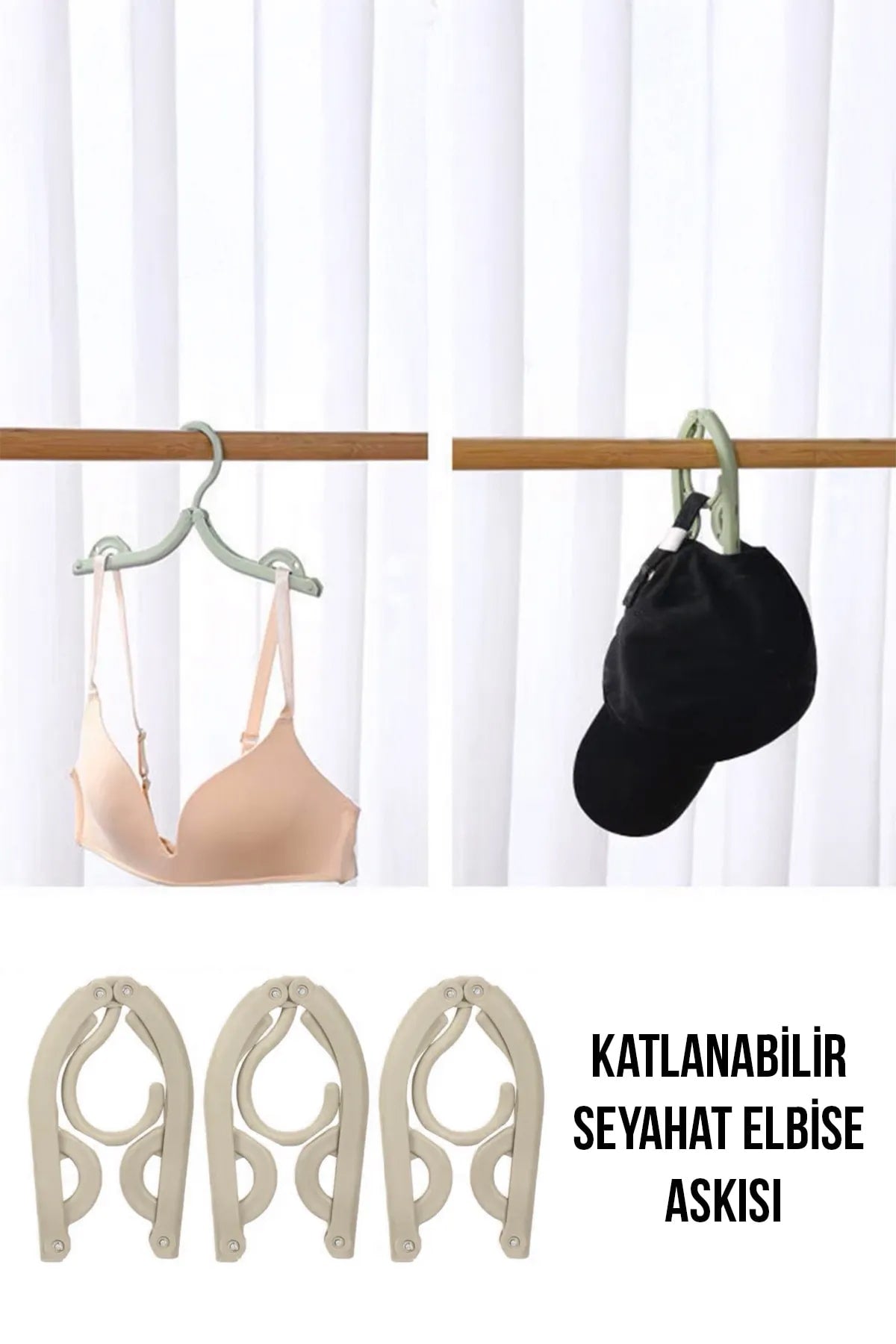 🧳KATLANABİLİR ELBİSE ASKISI - dibidip