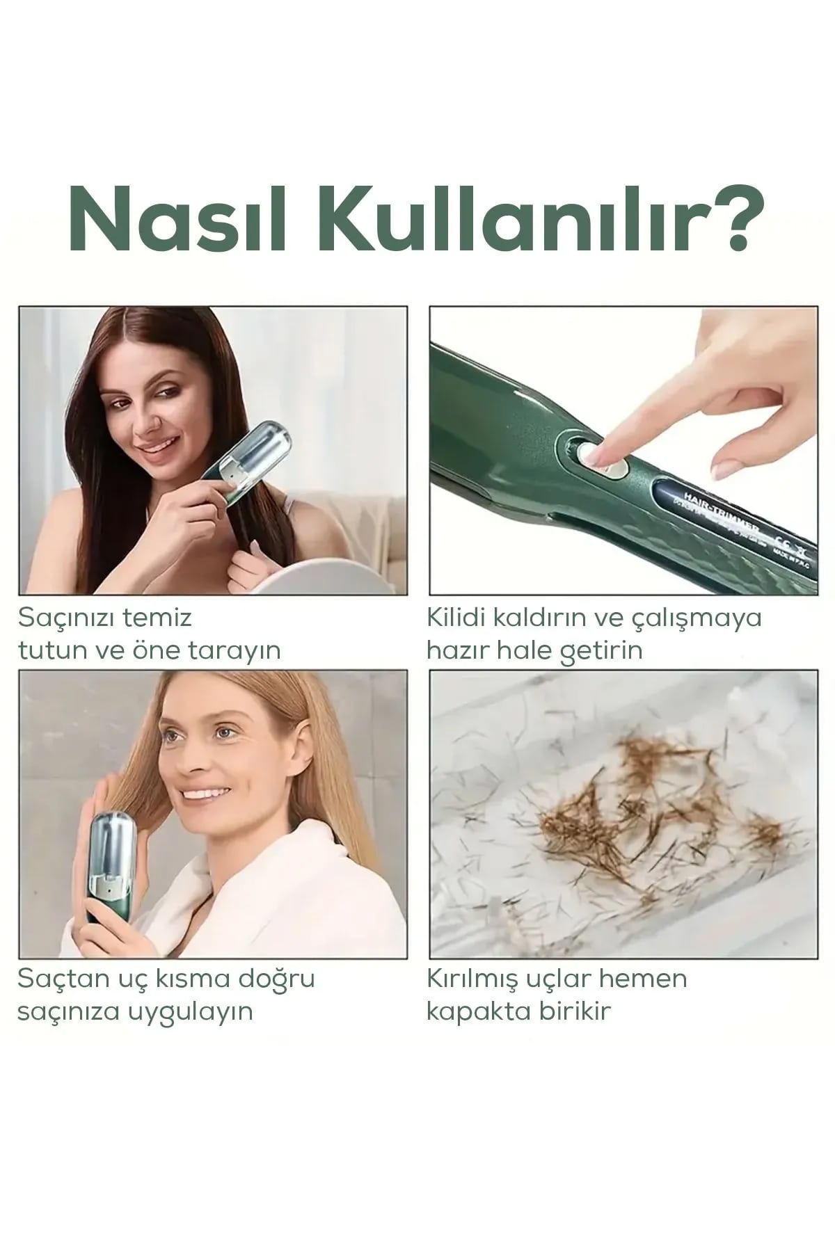 ✂️KIRIK SAÇ ALMA MAKİNESİ - dibidip