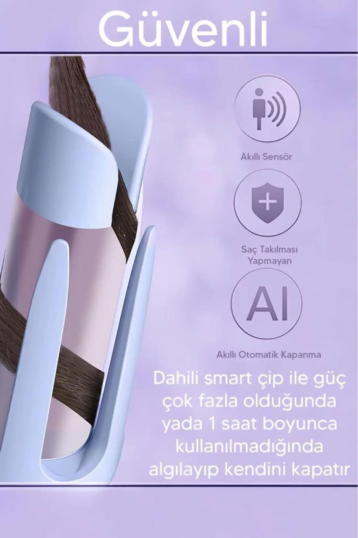 💁MAVİ OTOMATİK DÖNEBİLEN BUKLE MAKİNESİ - dibidip