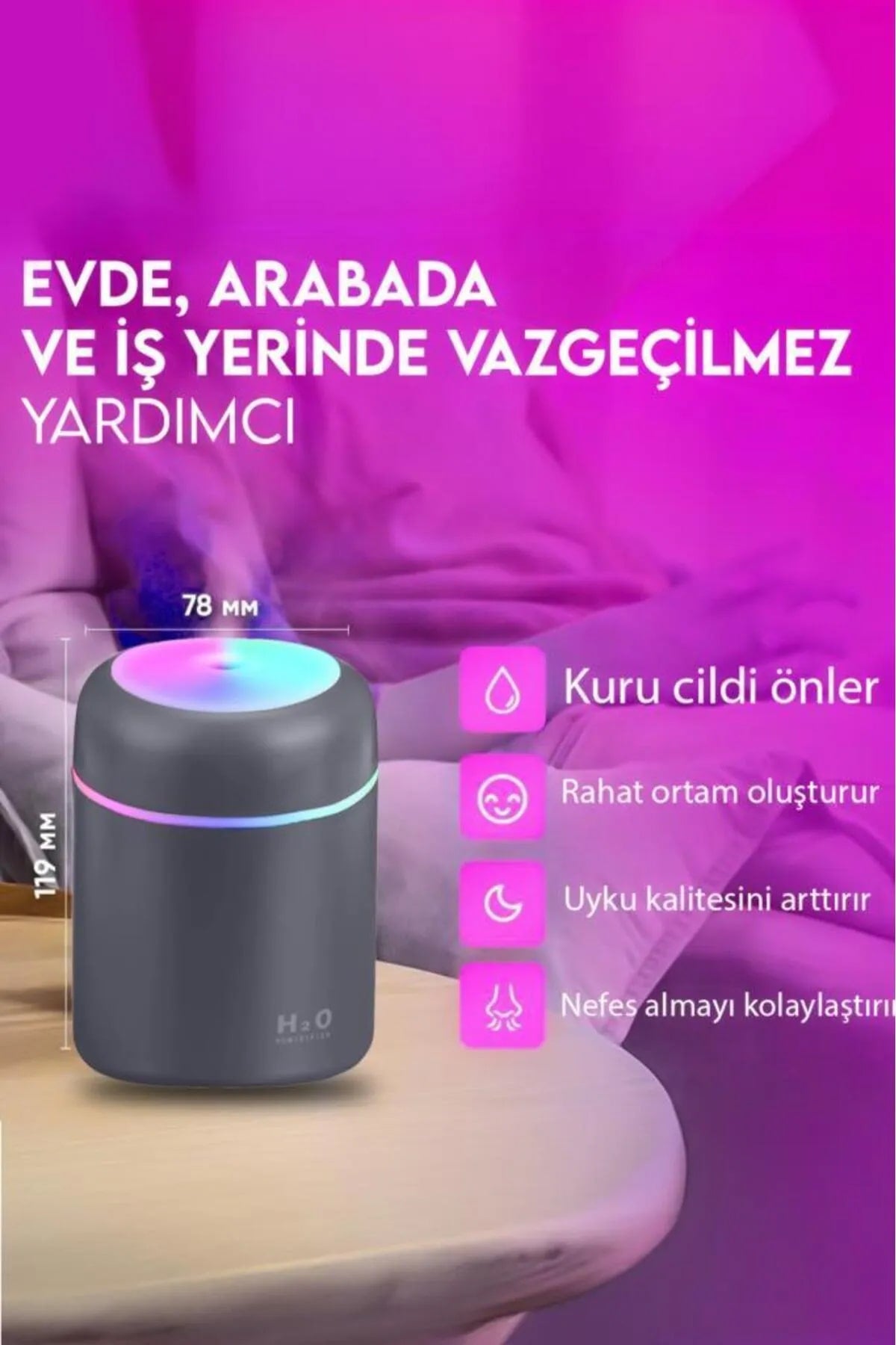 🌸ODA ARAÇ HAVA NEMLENDİRİCİ - dibidip