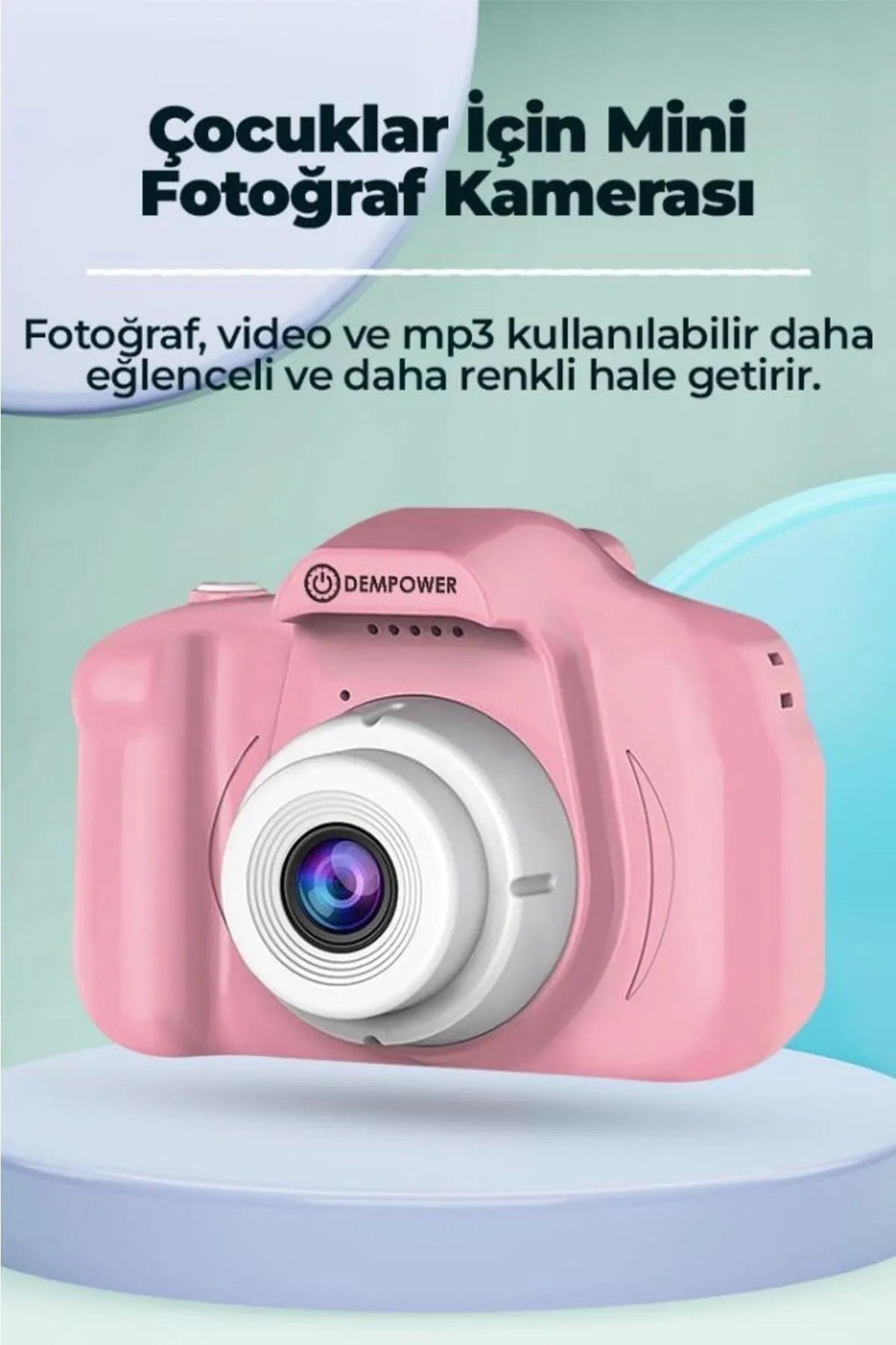 📷PEMBE DİJİTAL FOTOĞRAF MAKİNESİ - dibidip