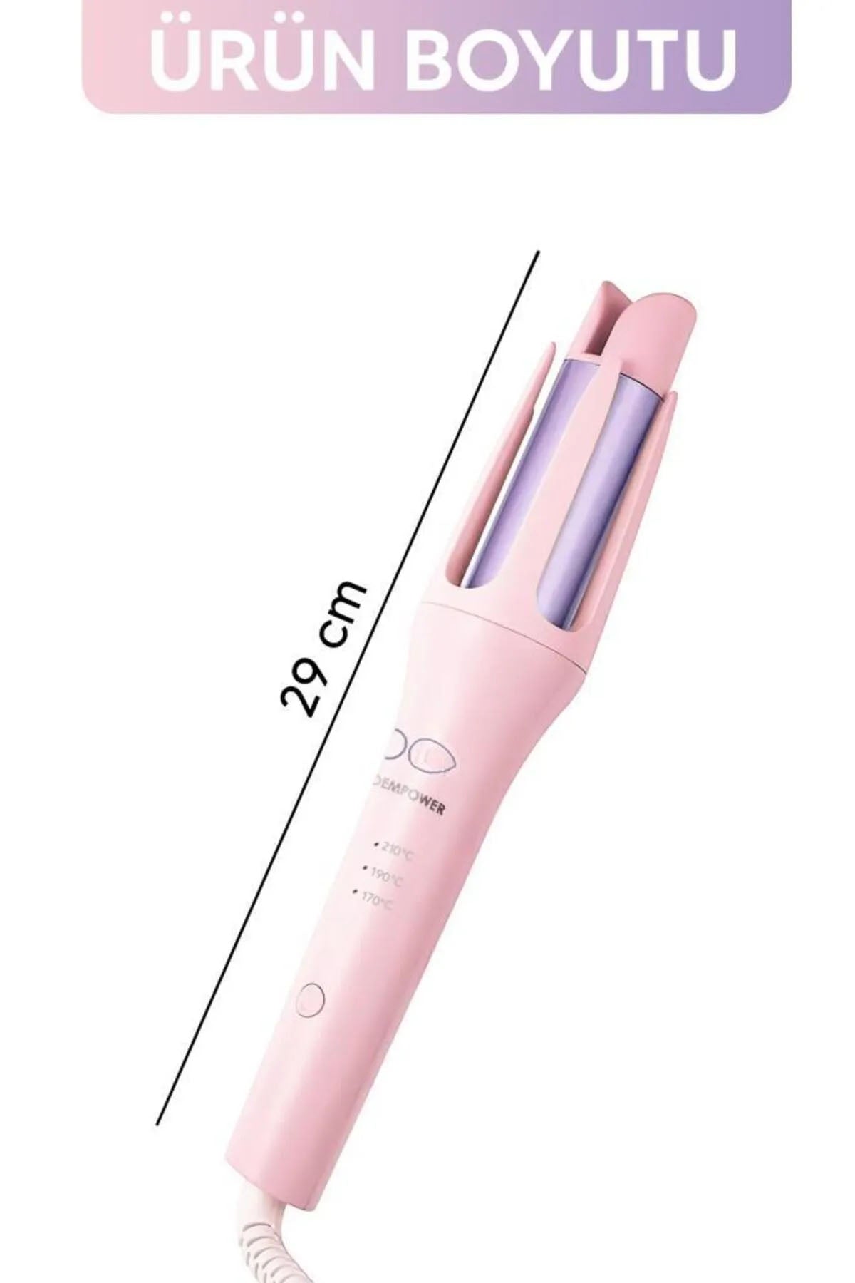 💁PEMBE OTOMATİK DÖNEBİLEN BUKLE MAKİNESİ - dibidip