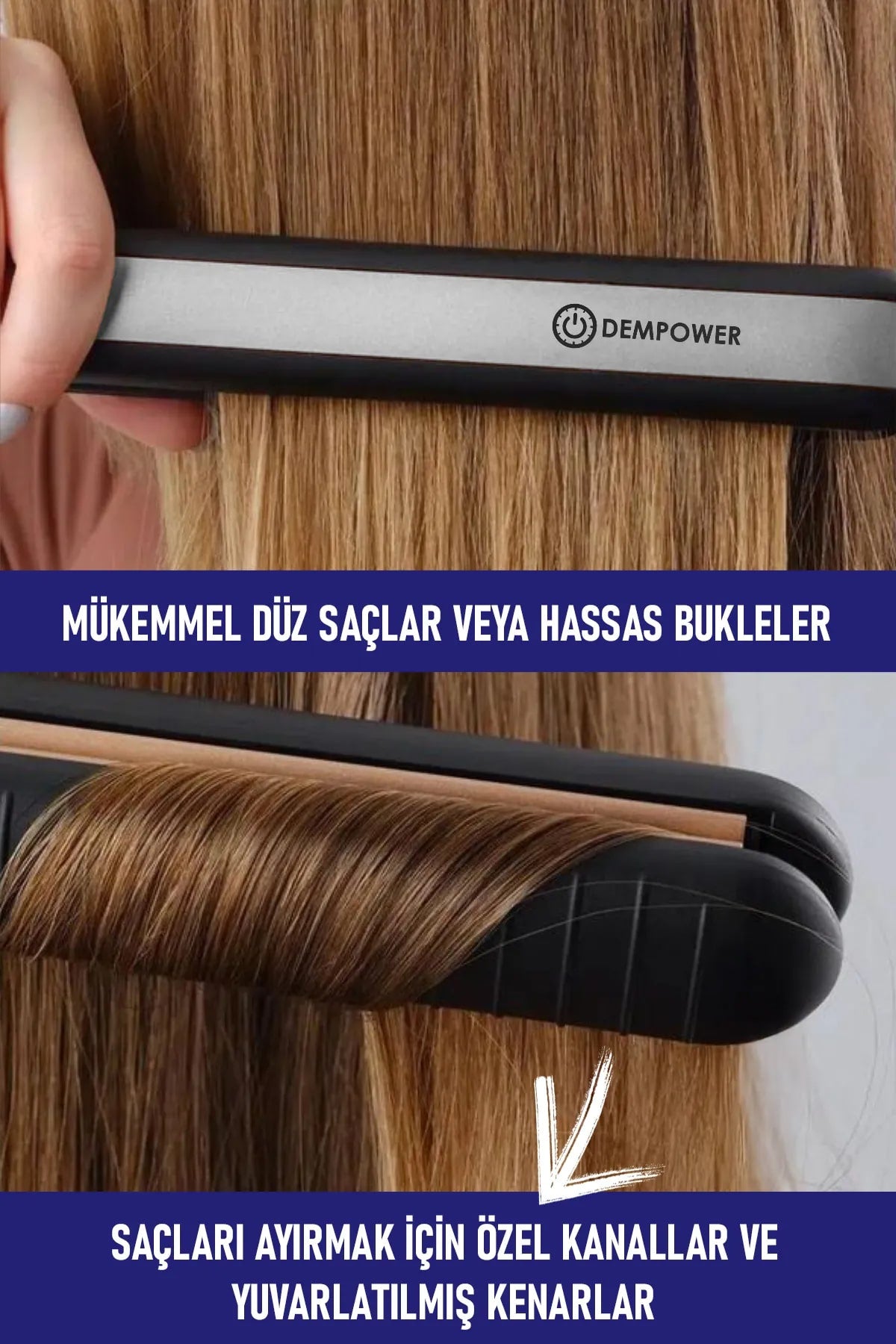 💇PROFESYONEL SERAMİK PLAKALI SAÇ DÜZLEŞTİRİCİ - dibidip