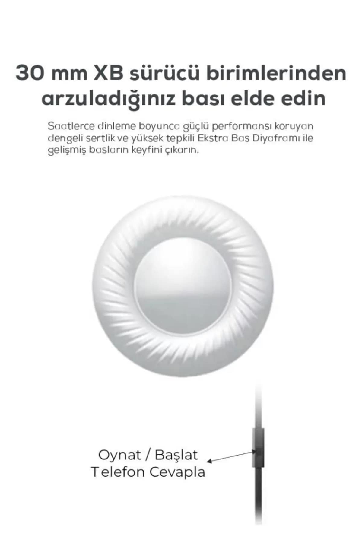 SİYAH KABLOLU KULAKLIK - dibidip