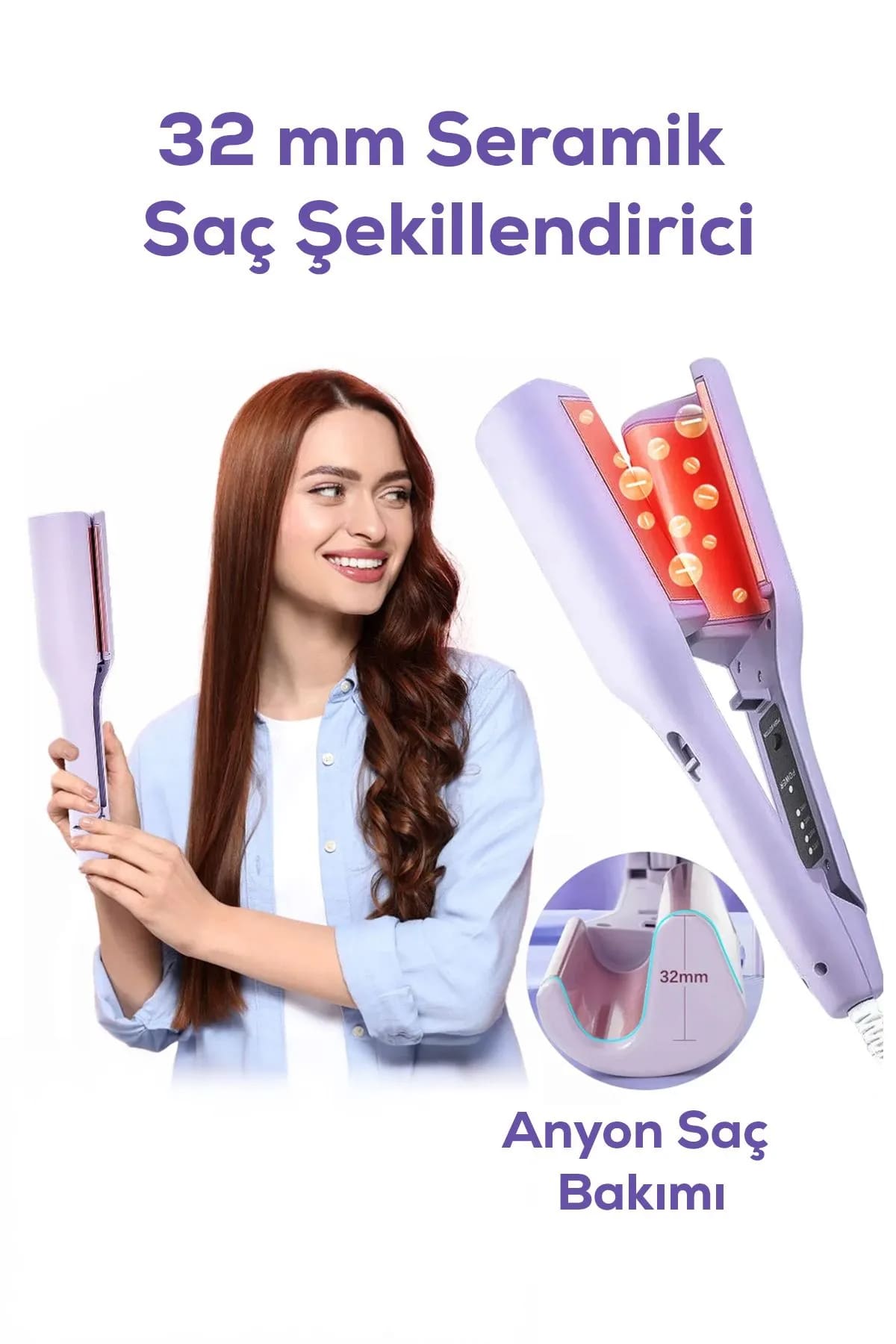💇SERAMİK SAÇ ŞEKİLLENDİRİCİ - dibidip