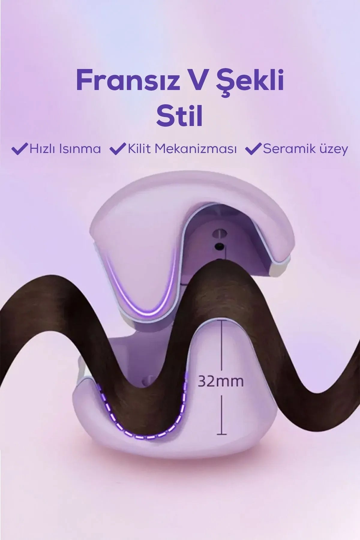 💇SERAMİK SAÇ ŞEKİLLENDİRİCİ - dibidip