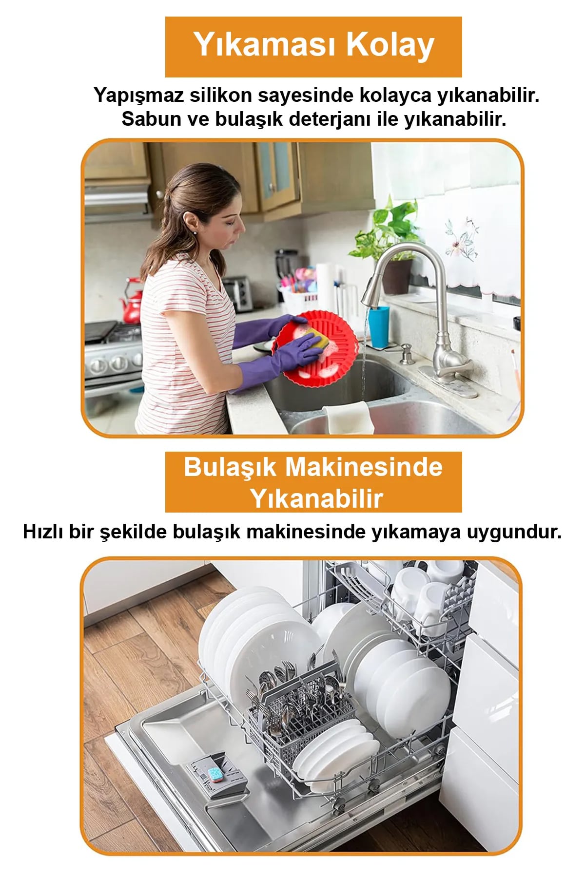 🍳AIRFRYER SİLİKON PİŞİRME KABI - dibidip