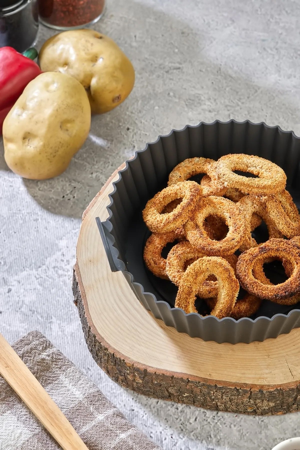 🍳AIRFRYER SİLİKON PİŞİRME KABI - dibidip