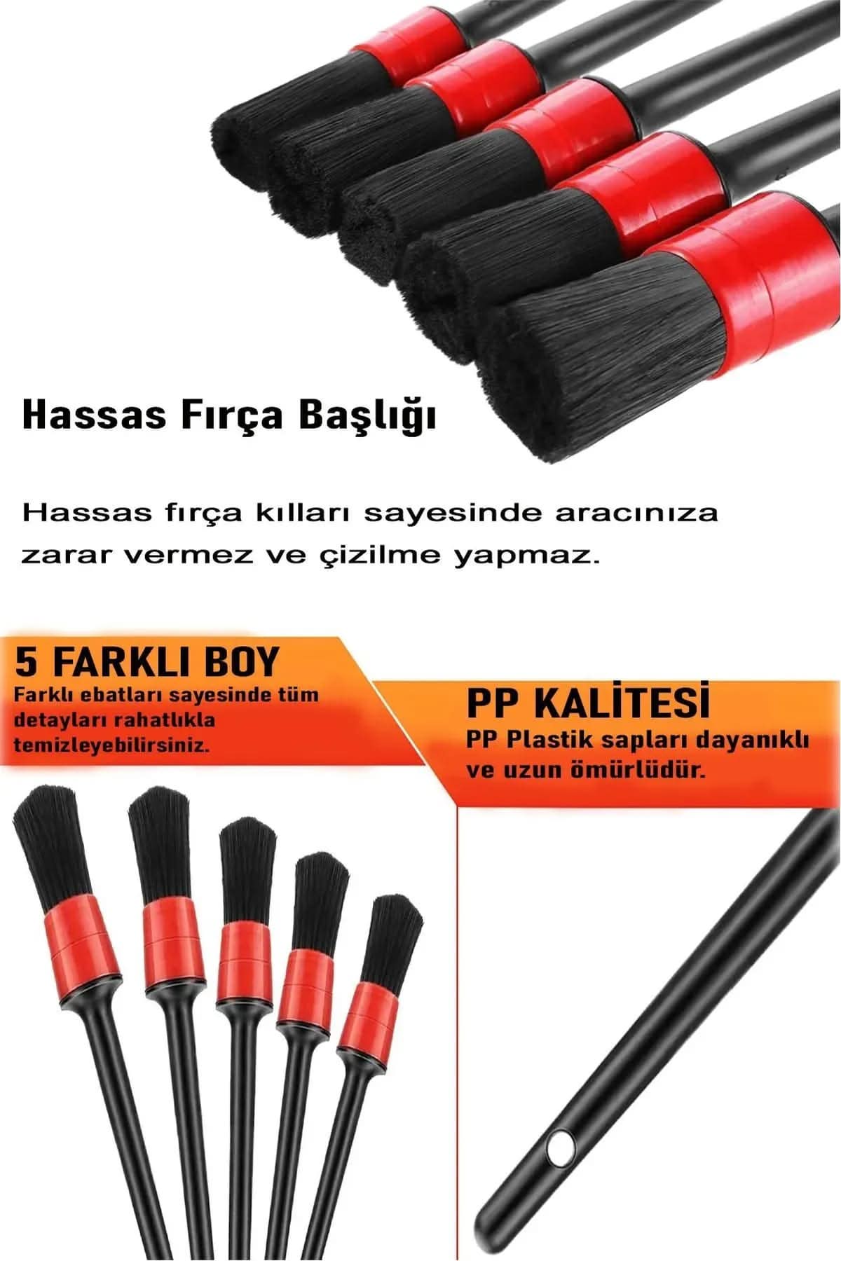 🚘DETAYLI ARABA TEMİZLİK FIRÇASI - dibidip