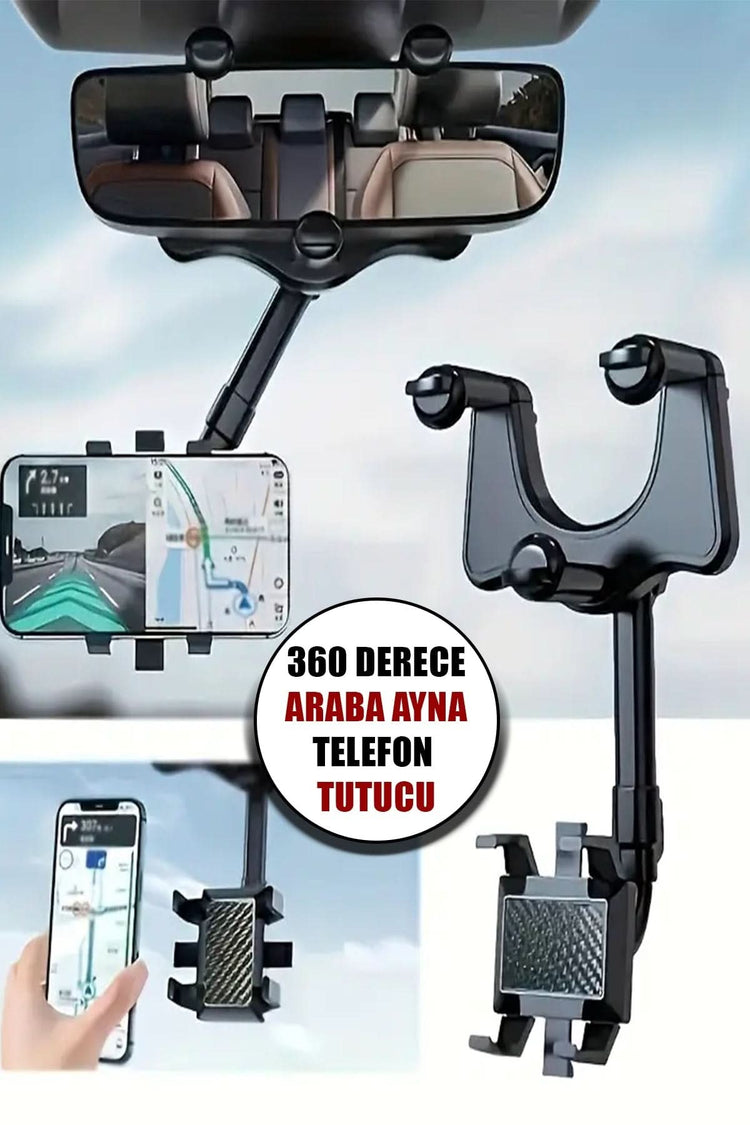 📱DİKİZ AYNASI TELEFON TUTUCU - dibidip