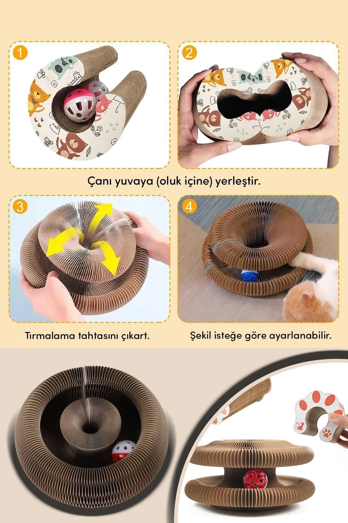 🐾KEDİ TIRMIK OYUNCAK - dibidip