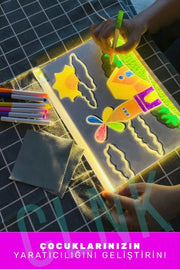 🎨LED IŞIKLI ÇİZİM TABLETİ - dibidip