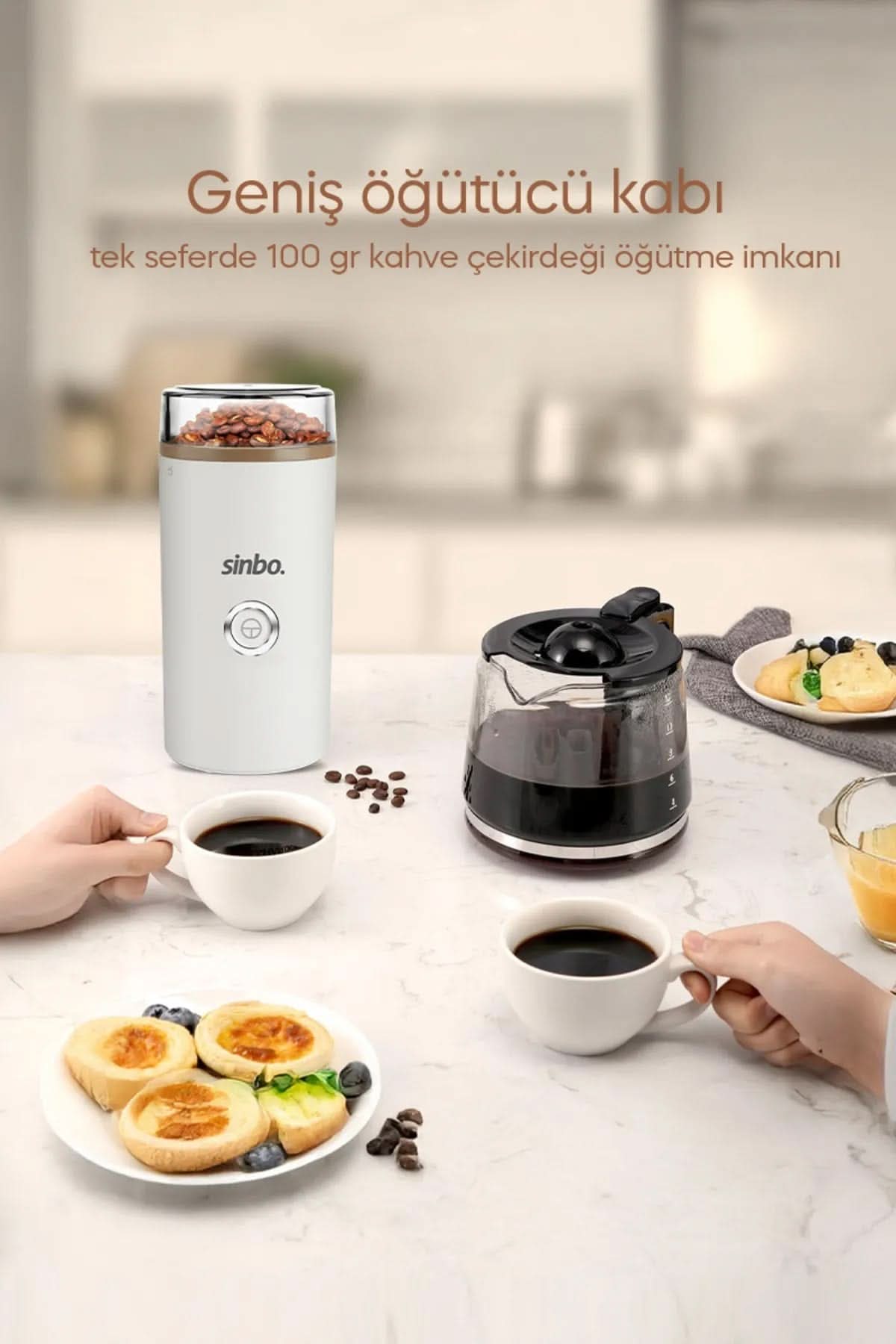 SİNBO SCM -2980 KAHVE VE BAHARAT ÖĞÜTÜCÜ - dibidip