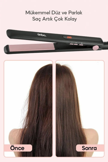 SİNBO SHD-1708 SAÇ DÜZLEŞTİRİCİ MAKİNE - dibidip
