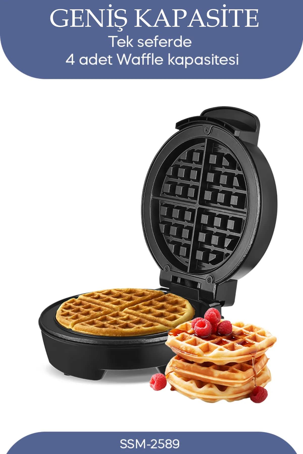 SİNBO SSM-2589 WAFFLE MAKİNESİ - dibidip