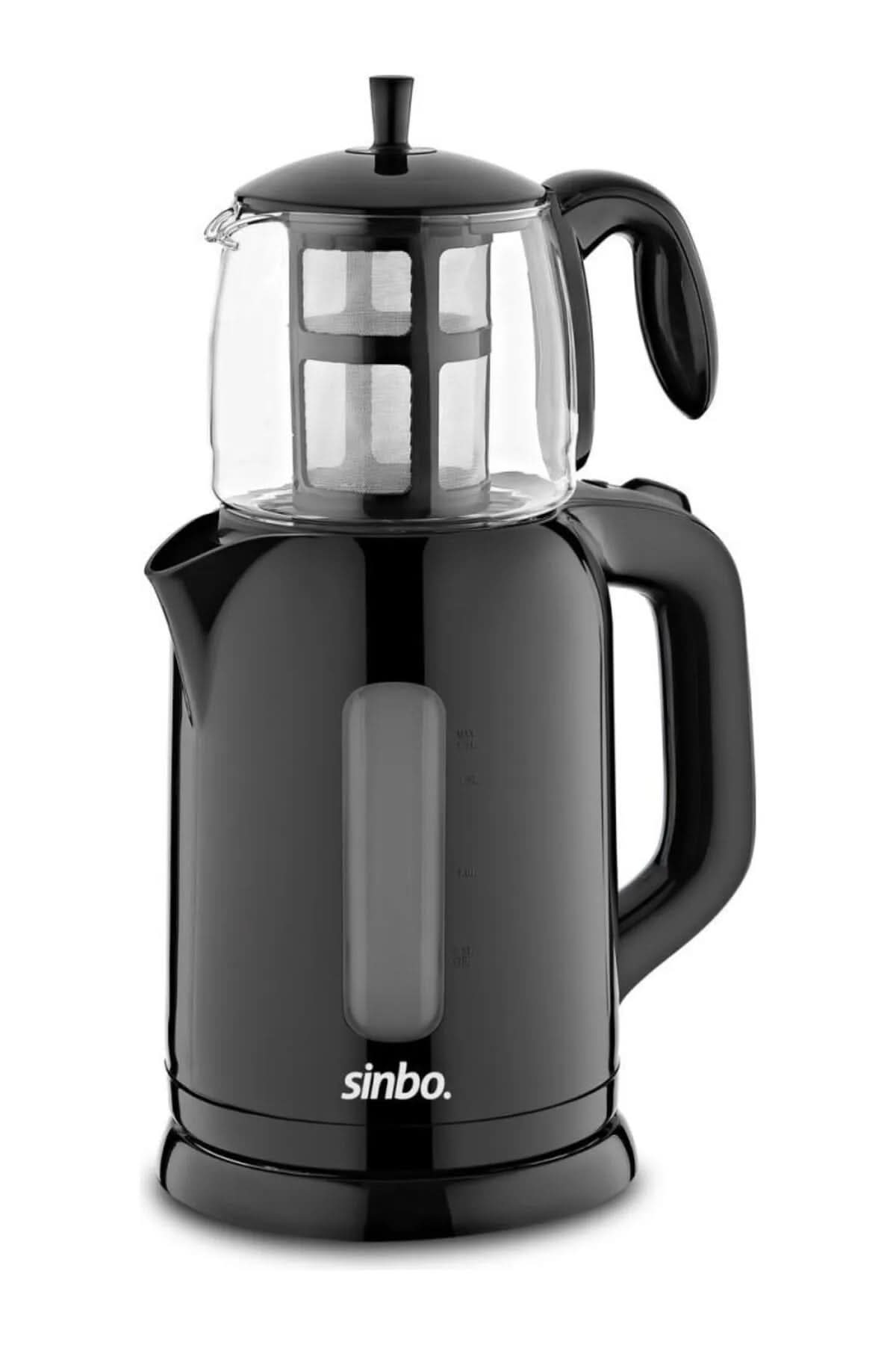 SİNBO STM-5840 CAM DEMLİKLİ ÇAYCI SET - dibidip