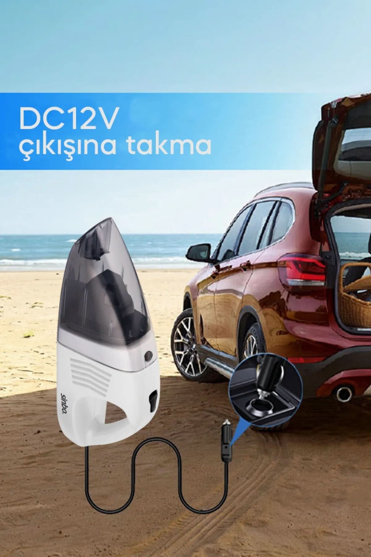 SİNBO SVC-3460 OTO SÜPÜRGE - dibidip