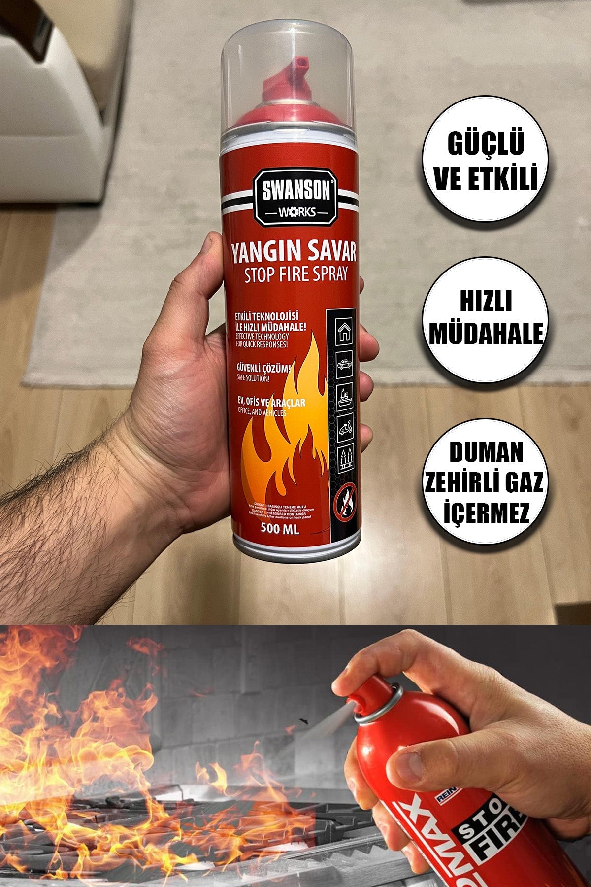 🔥YANGIN SÖNDÜRÜCÜ SPREY - dibidip