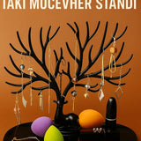 💍SİYAH GEYİK TASARIMLI TAKI MÜCEVHER STANDI - dibidip